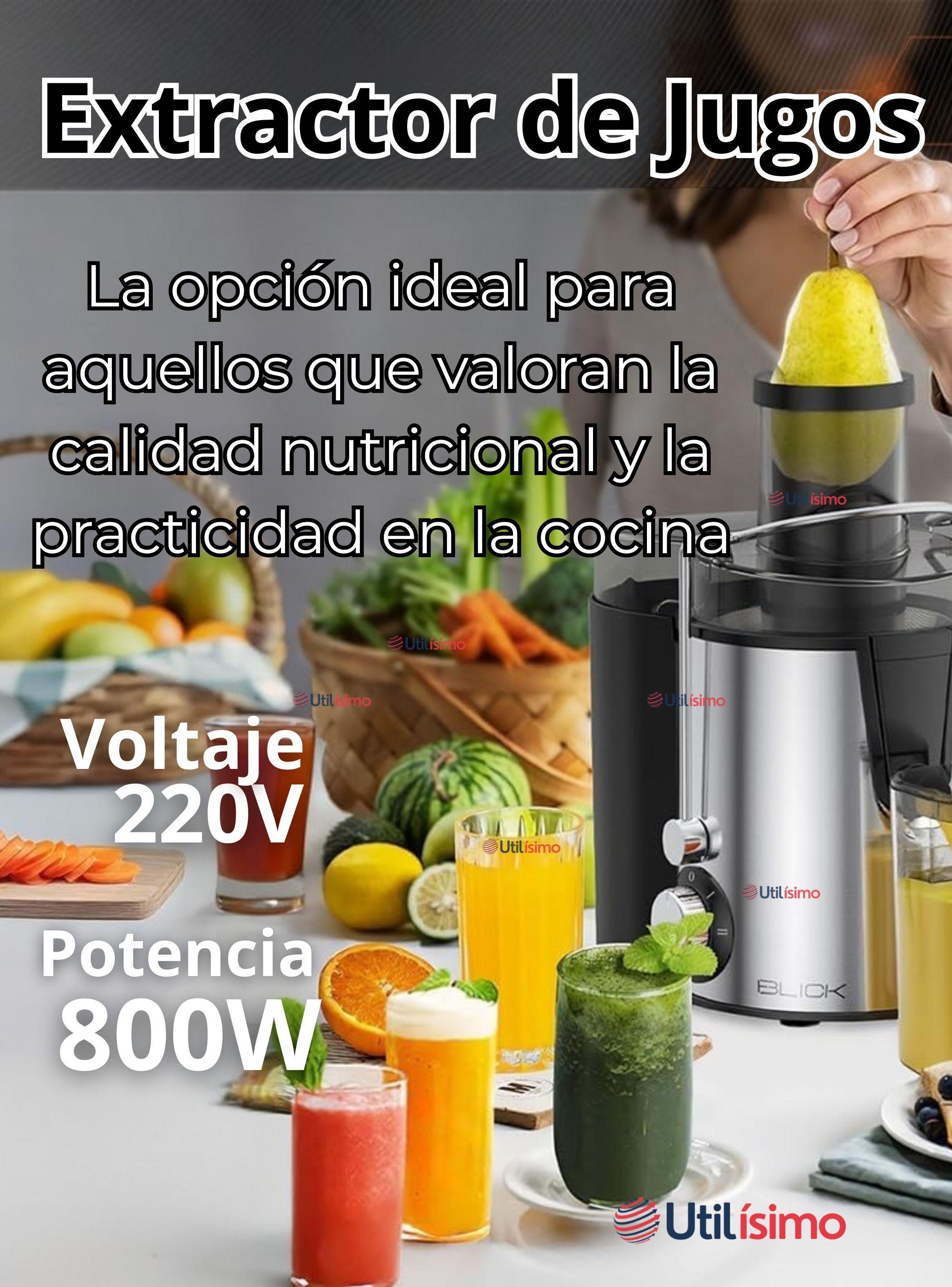 Extractor Exprimidor de Jugos Eléctrico 800W de Potencia 600 ml-2