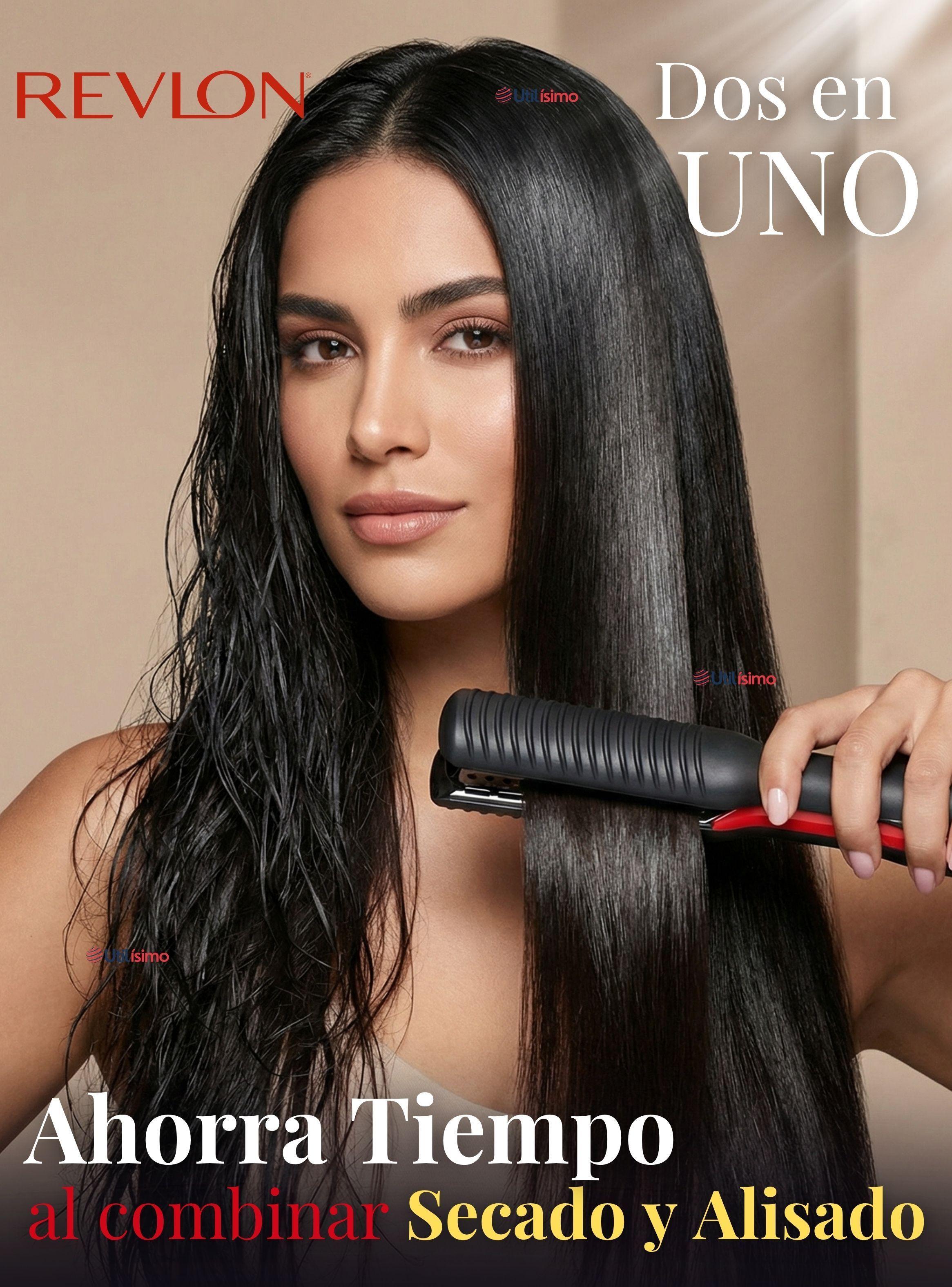 Secador Alisador de Revlon One-Step Pontencia de 1200w 2 En 1-6