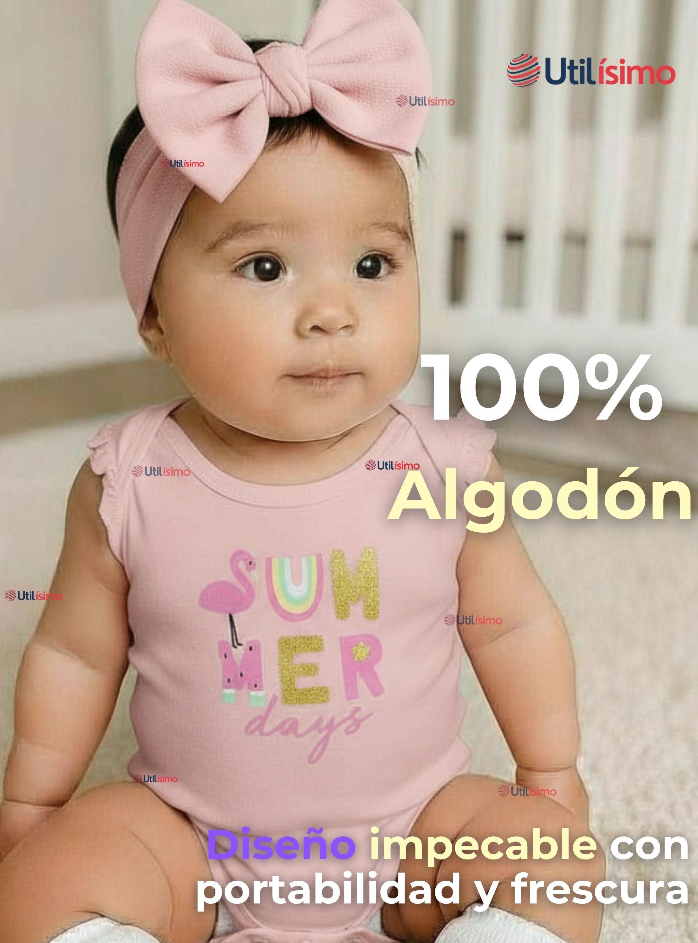 Pack 5 Bodys Niñas Sin Manga Tedmimak 100% Algodón Hello princess-2