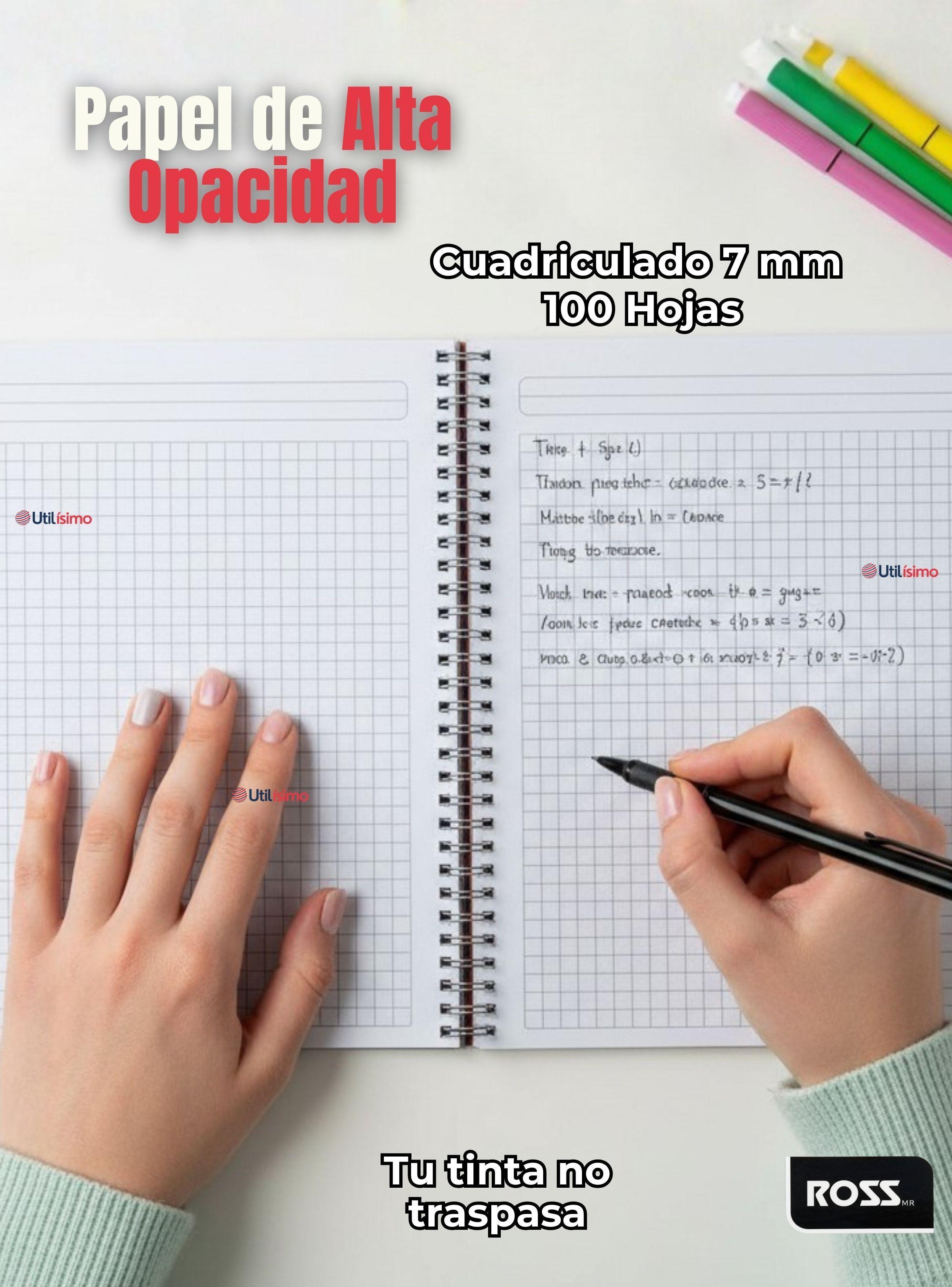 Pack 5 Cuadernos Universitario Animal & Places Ross 7mm de 100 hojas Diseño Surtido-4