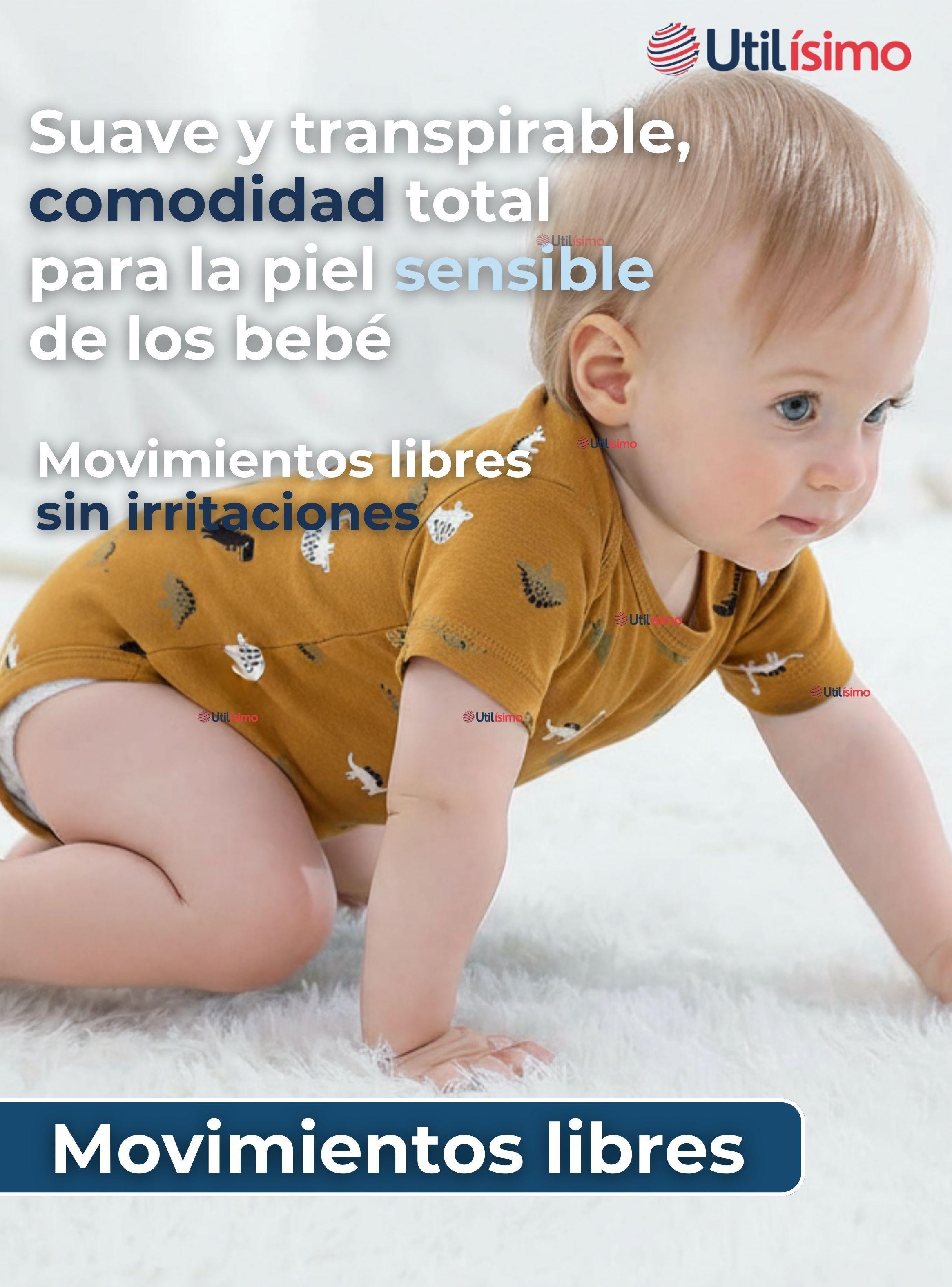 Pack 5 Bodys Niño Manga Corta Tedmimak 100% Algodón Dino Roar-5