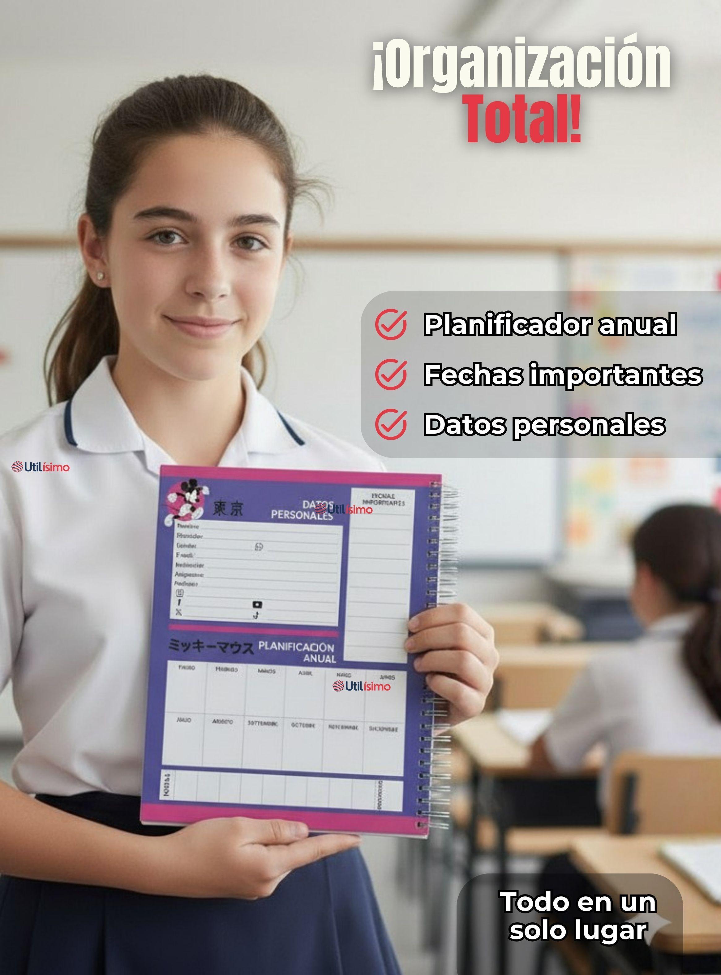 Pack 10 Cuadernos Universitarios Mickey Mouse Pop Proarte 7mm de 100 Hojas Diseño Surtido-5