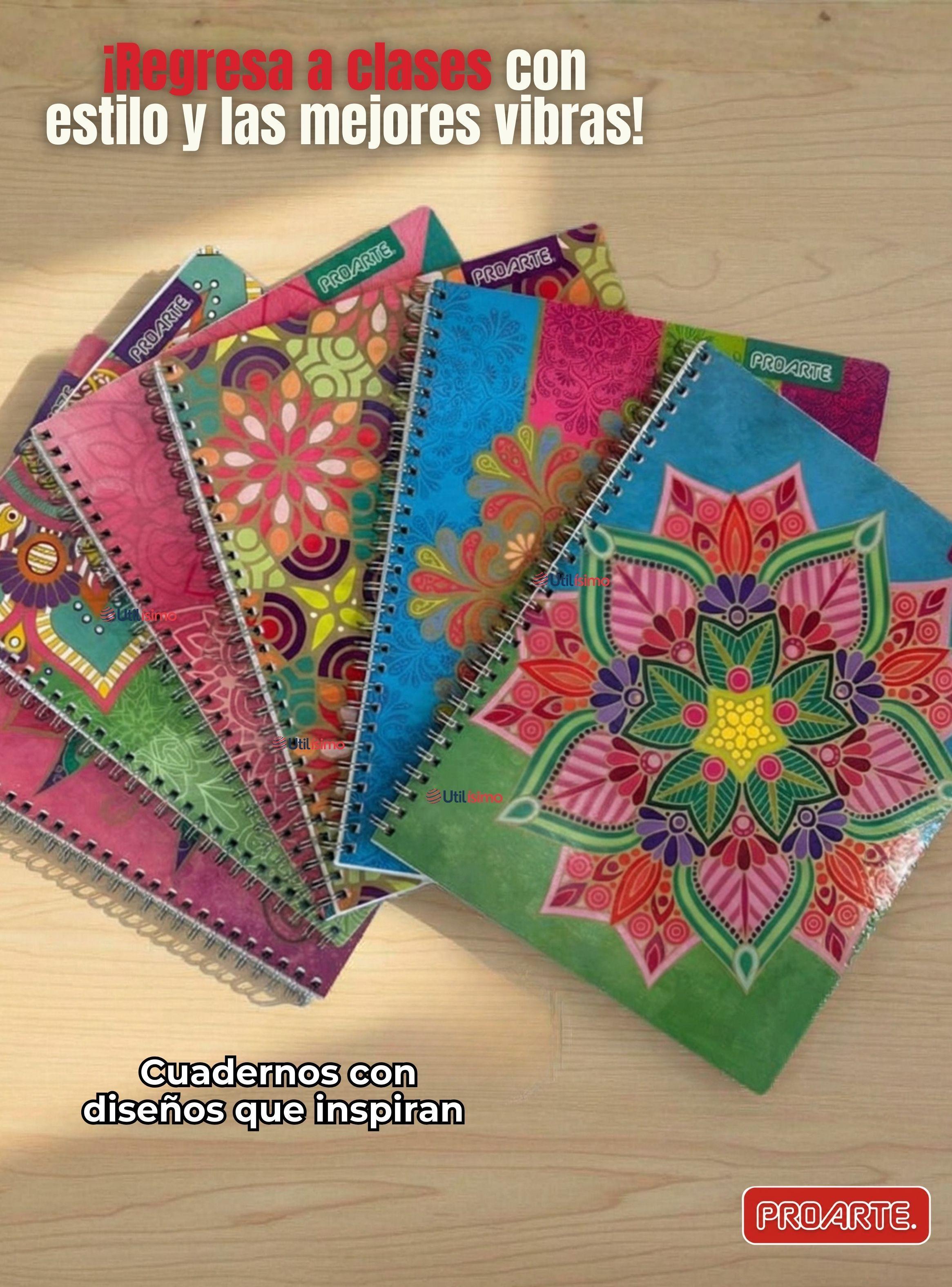 Pack 10 Cuadernos Universitario Mandalas Proarte 7mm 100 hojas Diseño Surtido-7