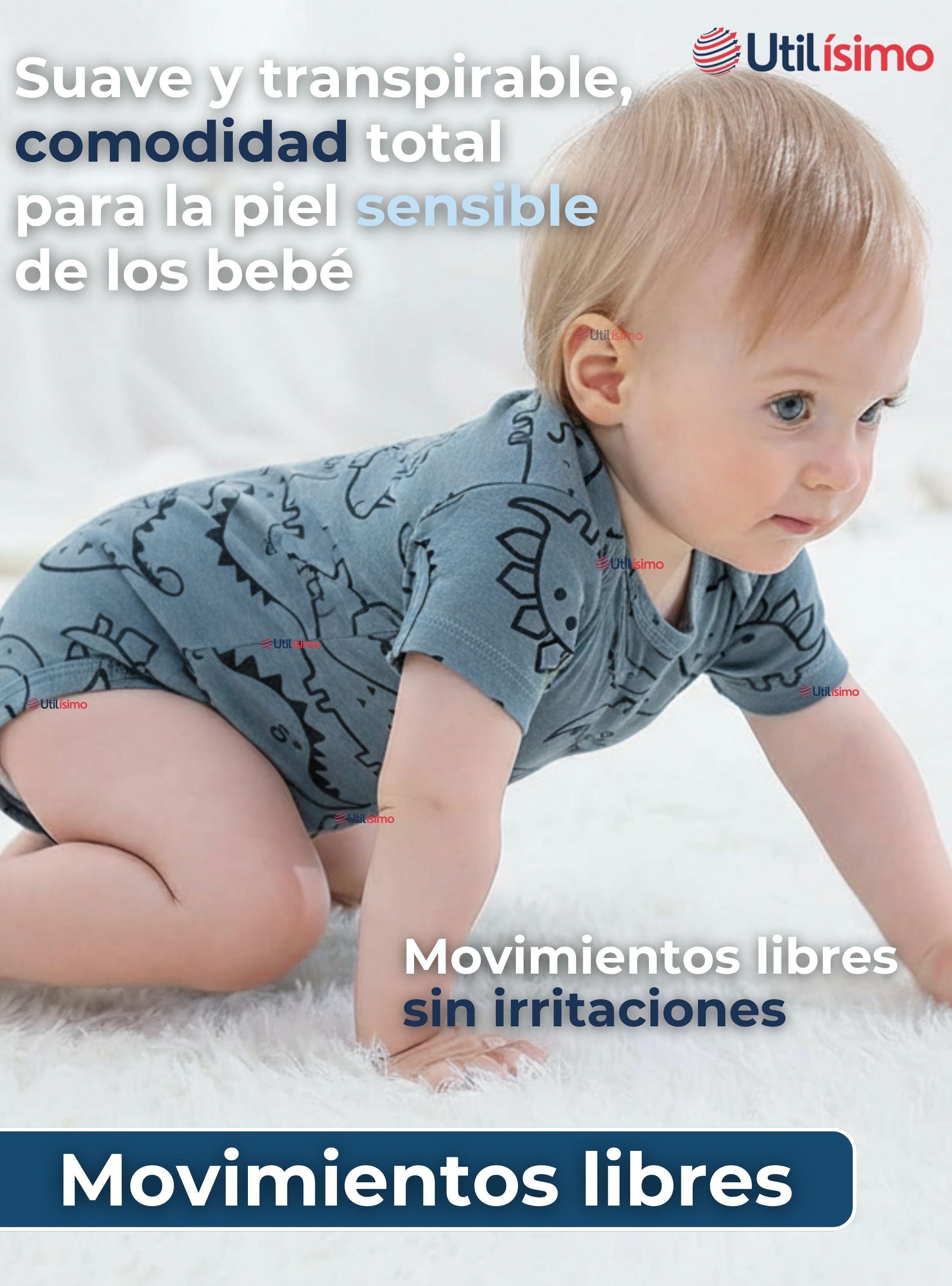 Pack 4 Bodys Niño Manga Corta Tedmimak 100% Algodón Ready for Fun-5