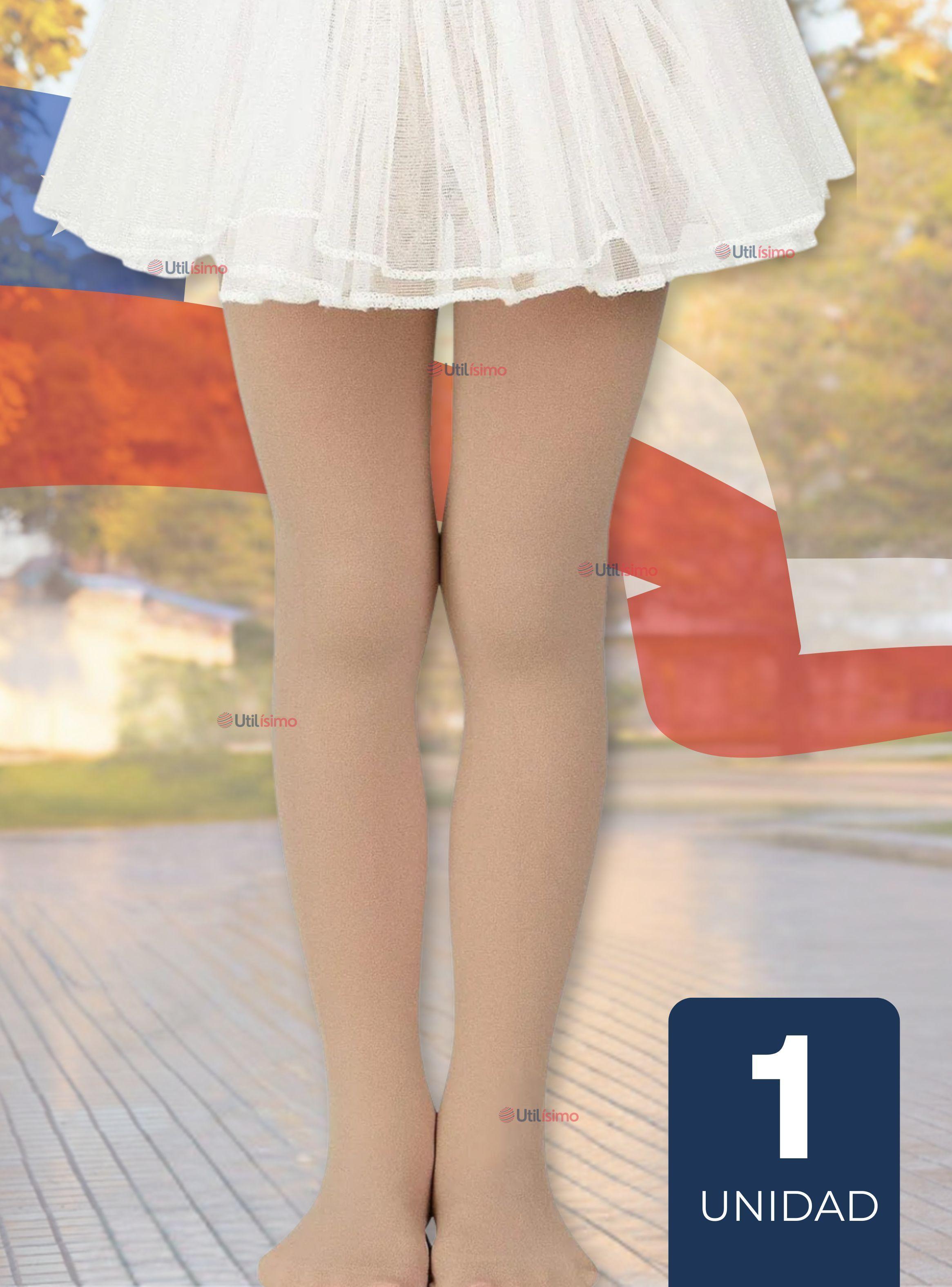 Panty Primera Capa Ballerina Color Piel Para Niñas Fiestas Patrias-0