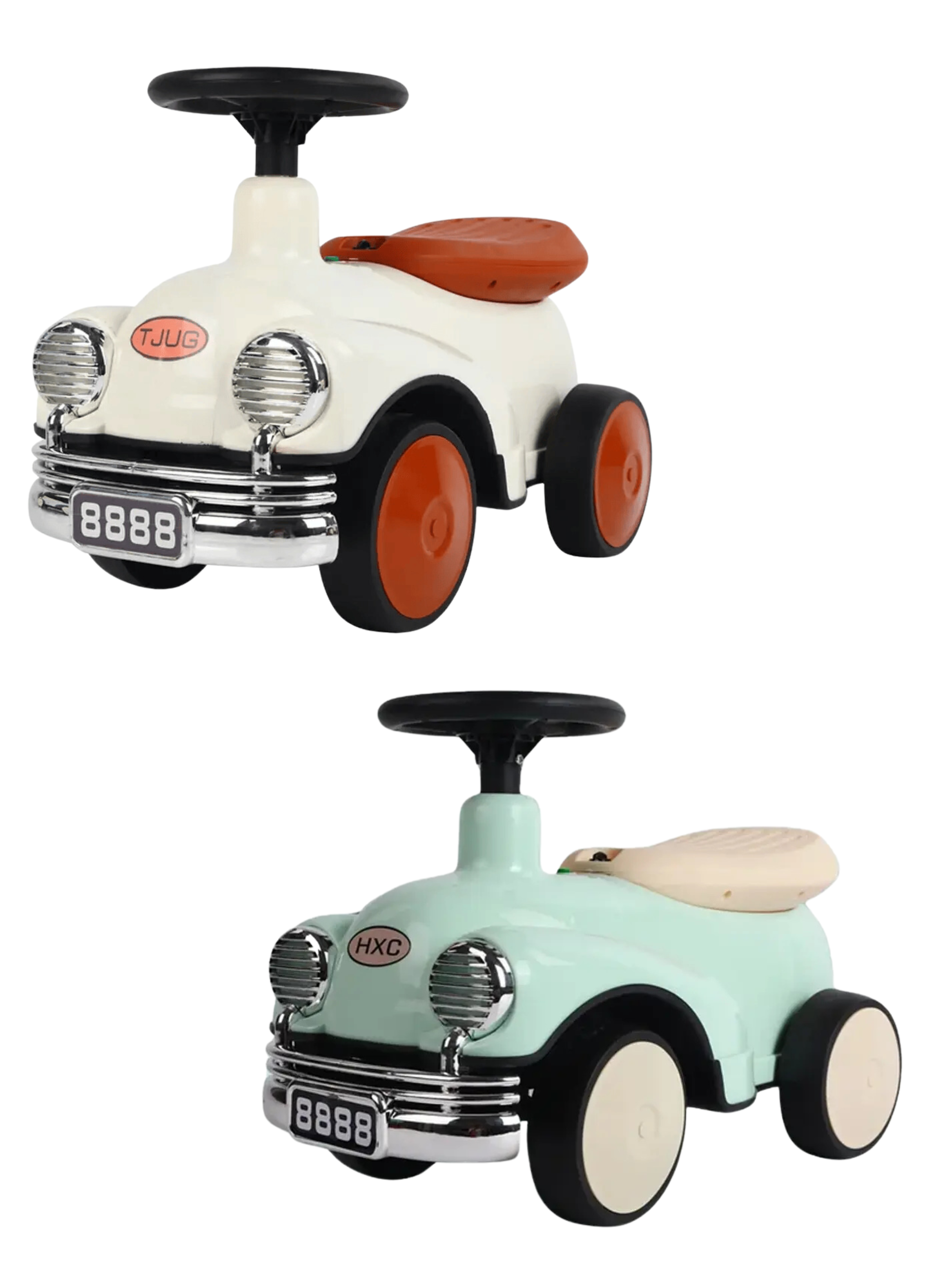 Scooter estilo coche con Luz y Sonido Bebé Niño de 1 a 3 años-0