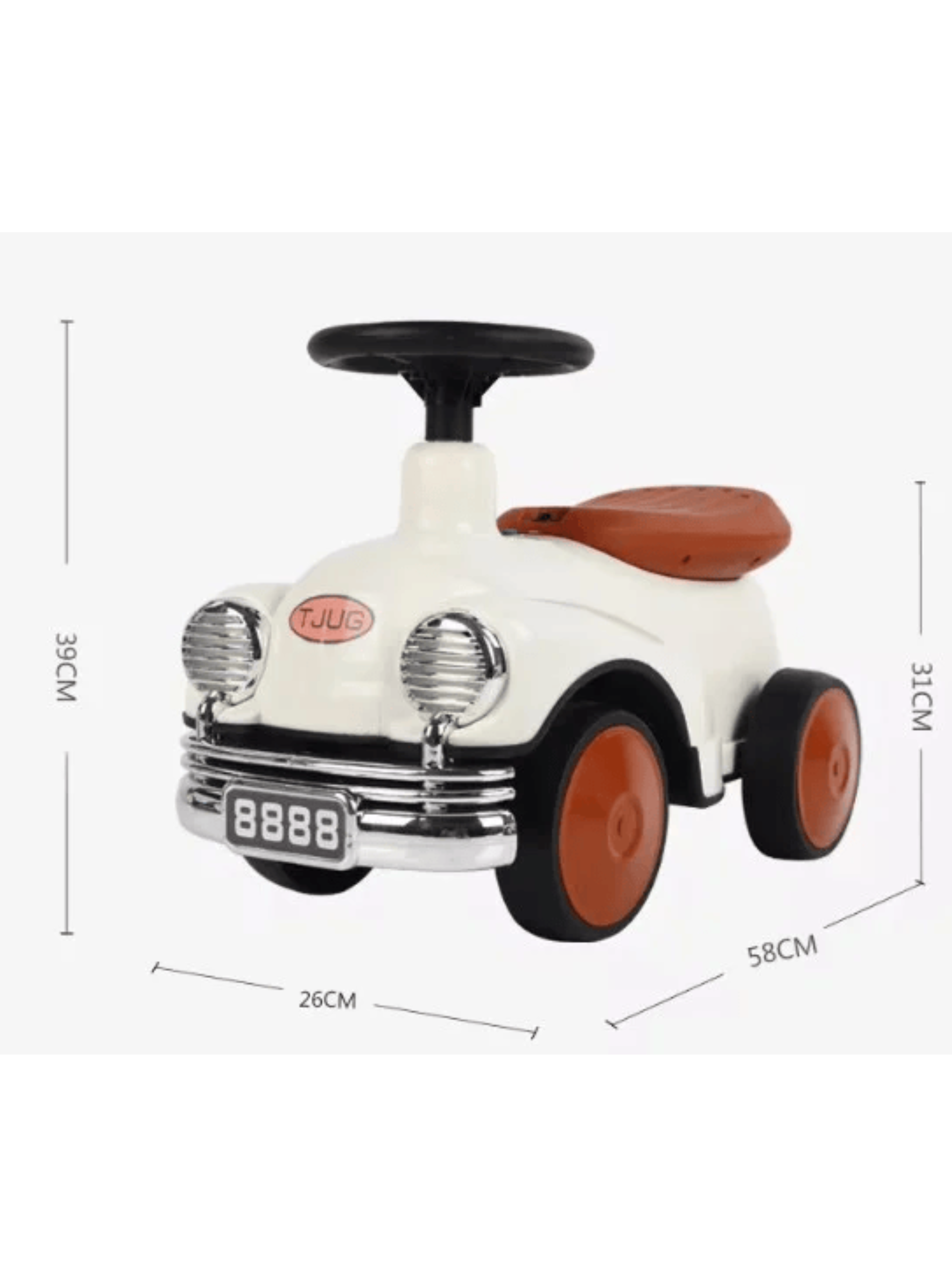 Scooter estilo coche con Luz y Sonido Bebé Niño de 1 a 3 años-2