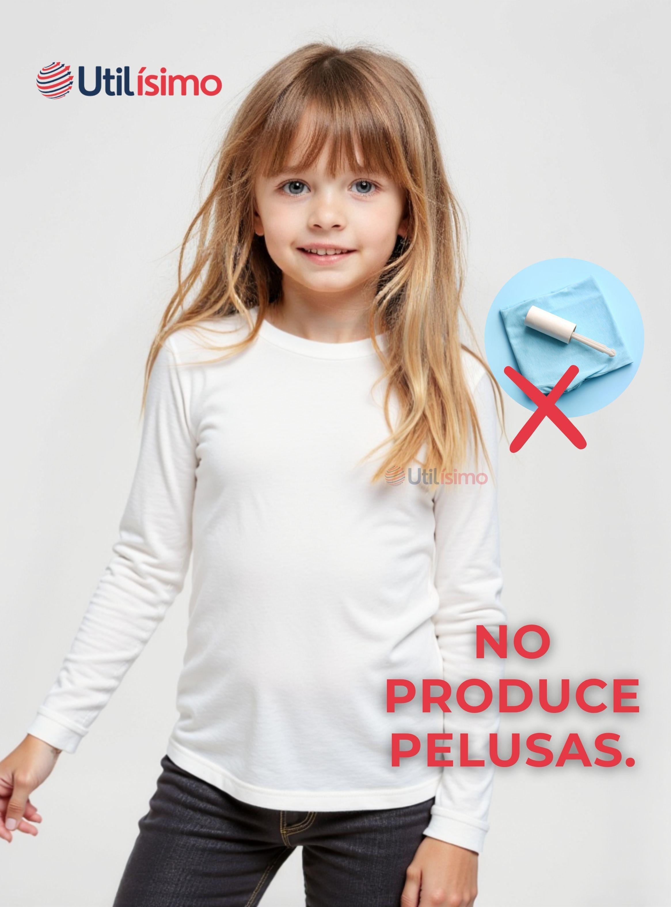 Pack 3 Camiseta Algodón Manga Larga Primera Capa Niña Polera Blanco y Negro-6