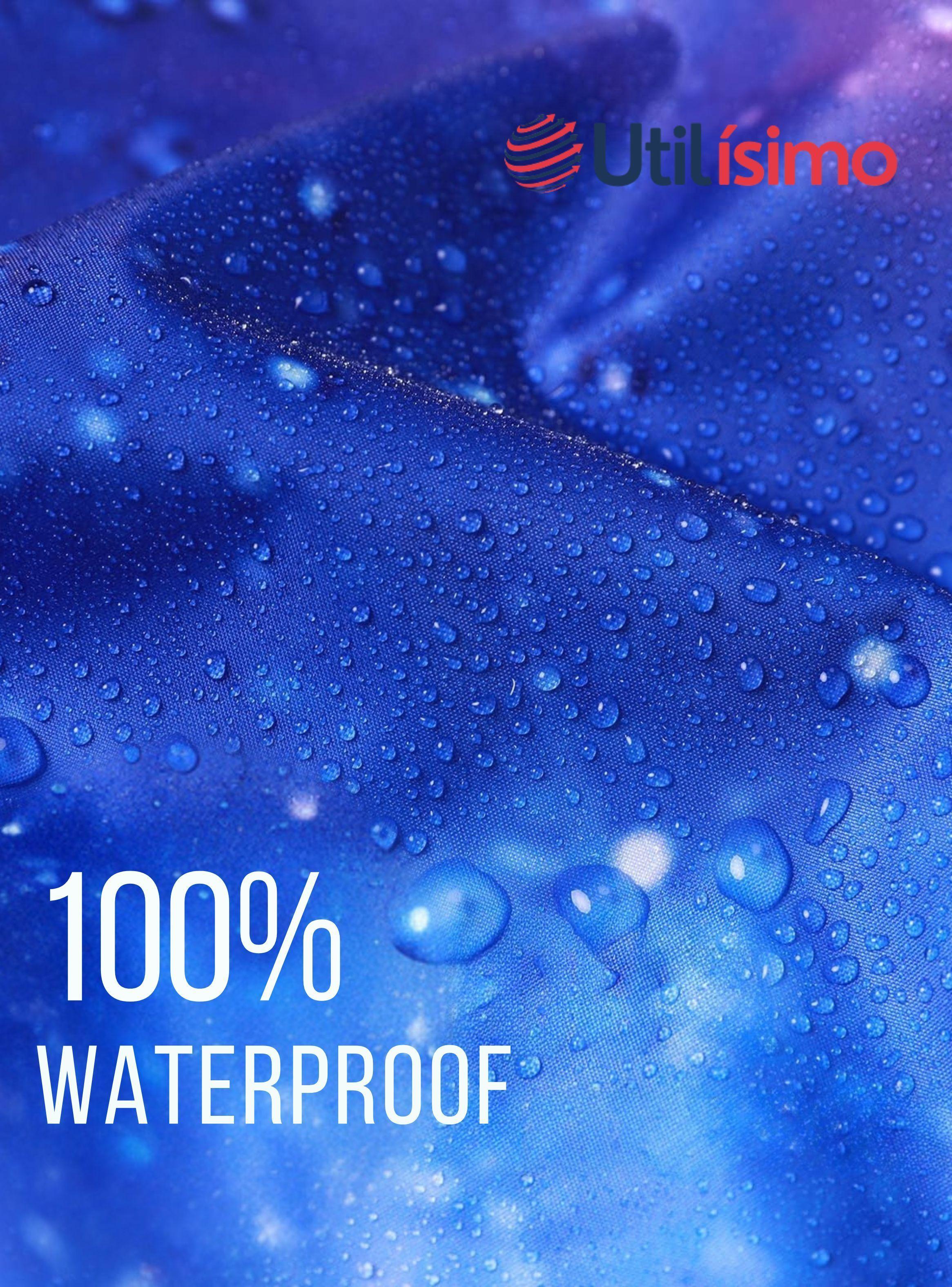 Poncho Impermeable Niñas Tira Reflectante Rosado-5