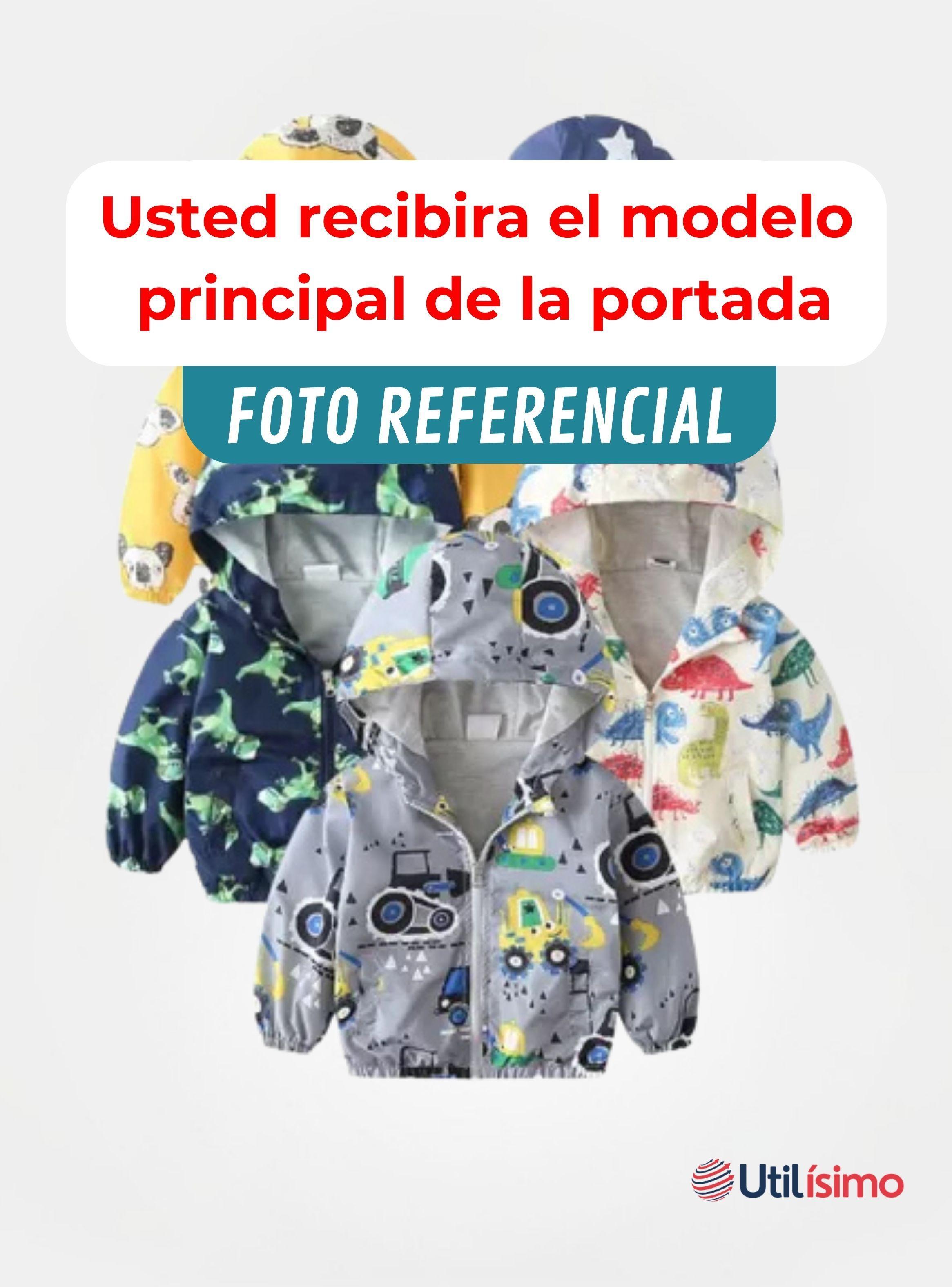 Cortaviento Impermeable Chaqueta Estampado Niño Y Bebé Jump Kids Yellow Panda-7