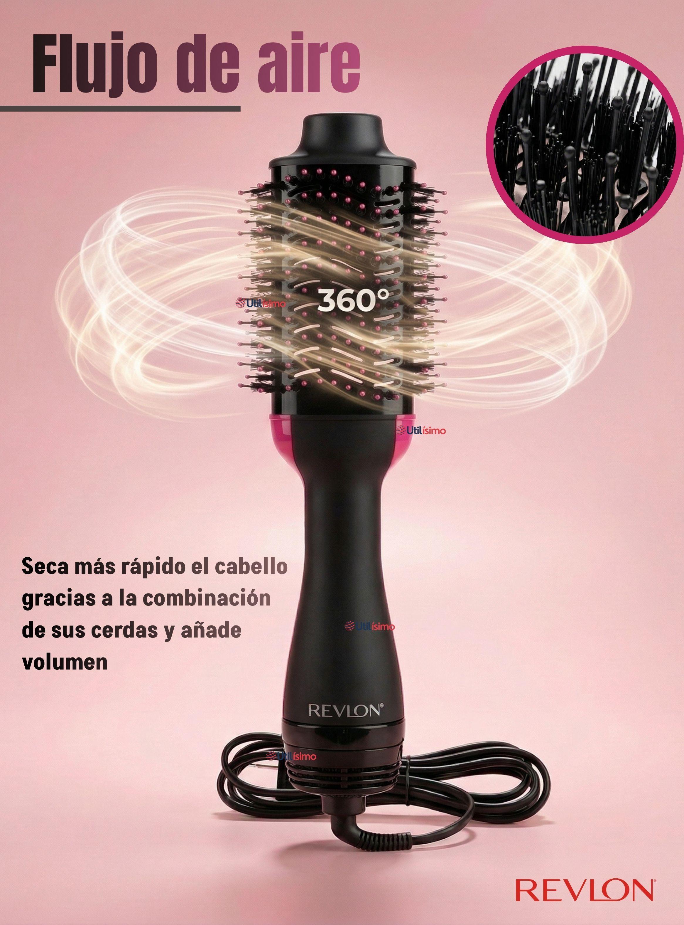 Cepillo Secador Alisador One Step Voluminizador Revlon Potencia 800W-6