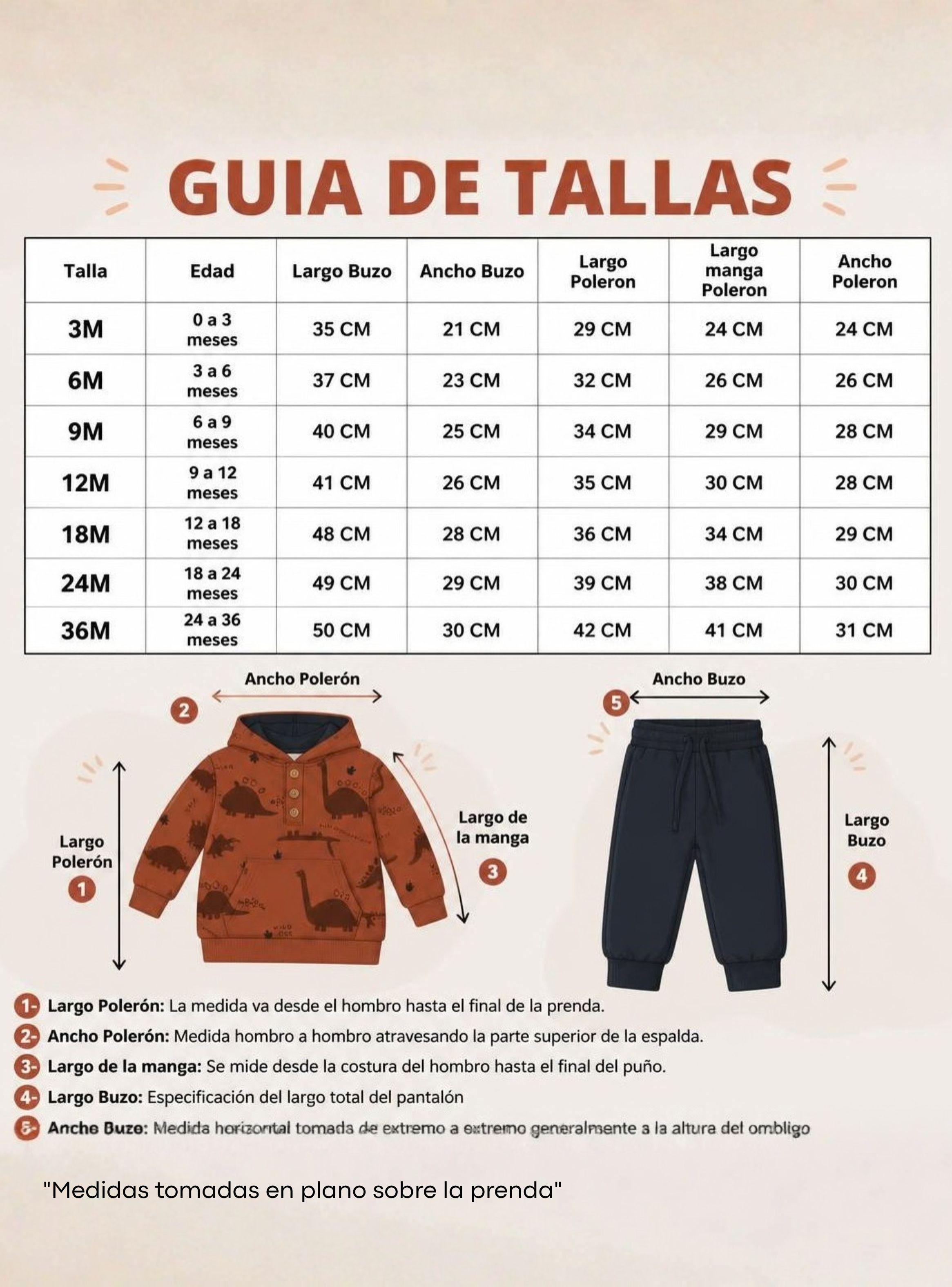 Conjunto 2 Piezas Polerón y Pantalón 100% Algodón Bebé Niño Brown Dinosaur-2