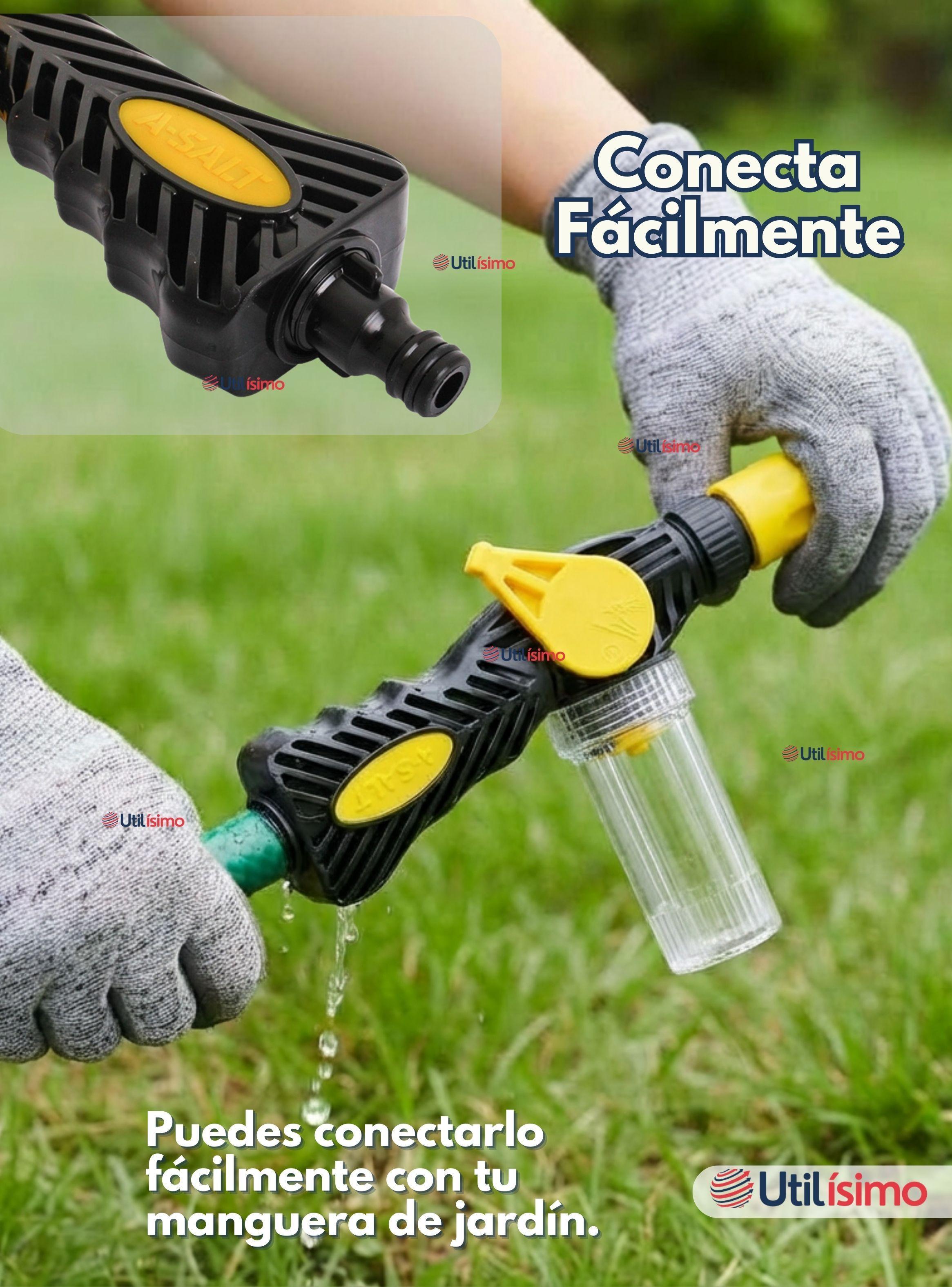 Pistola de Riego con Dispensador Pulverizador de Espuma-4