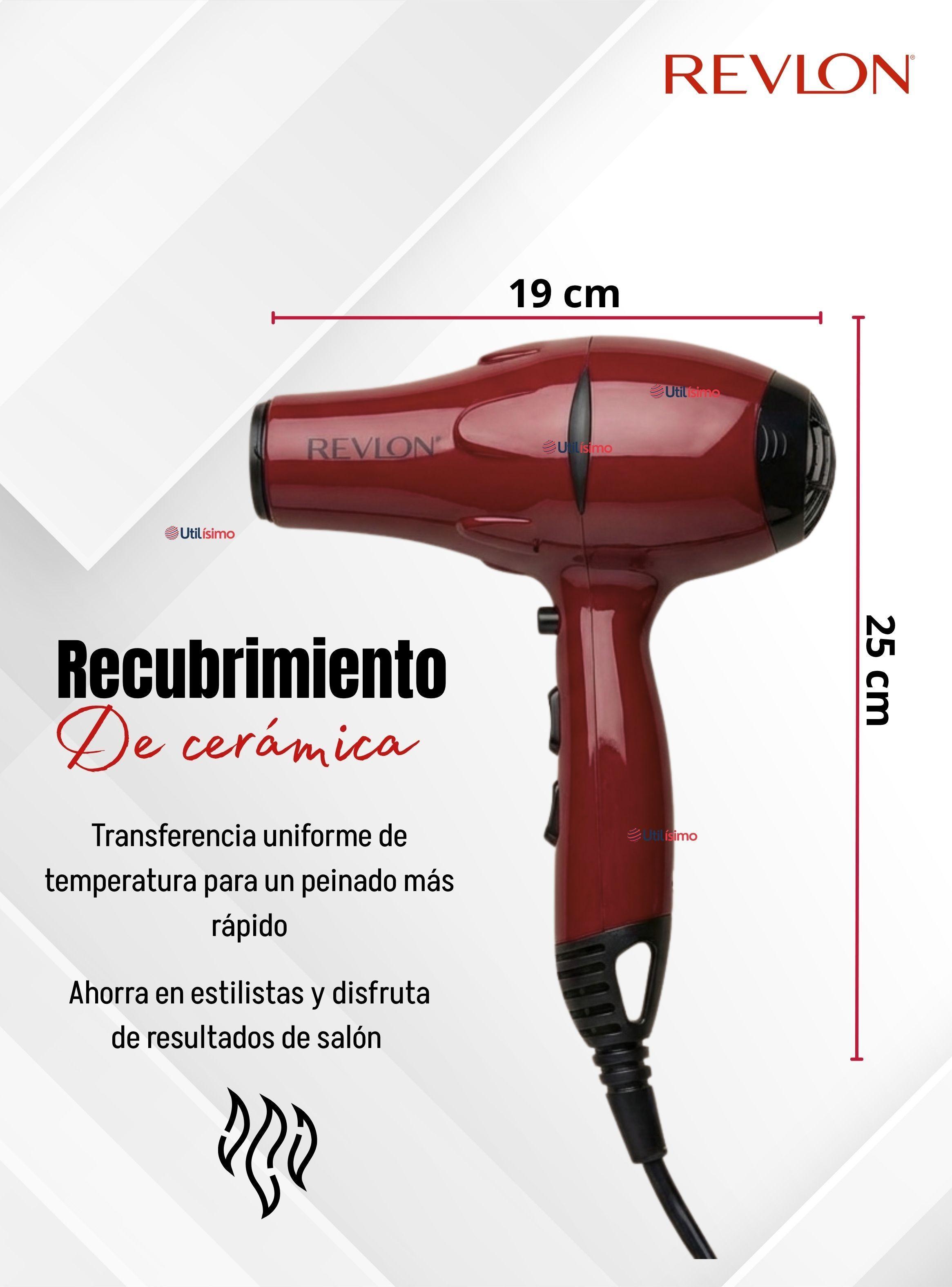 Set Secador y Plancha Alisadora Portátil Revlon Potencia 2000W -3