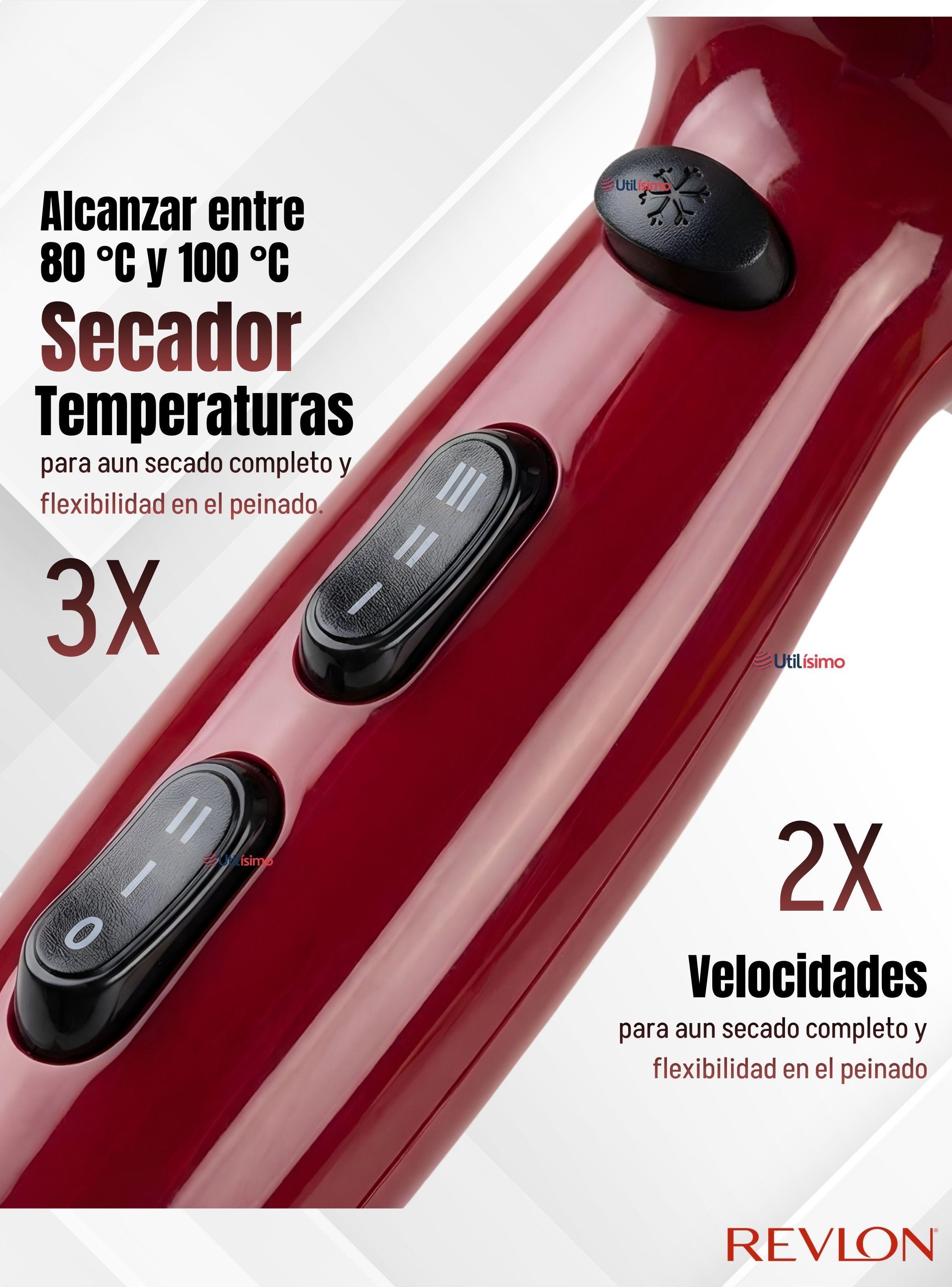 Set Secador y Plancha Alisadora Portátil Revlon Potencia 2000W -4