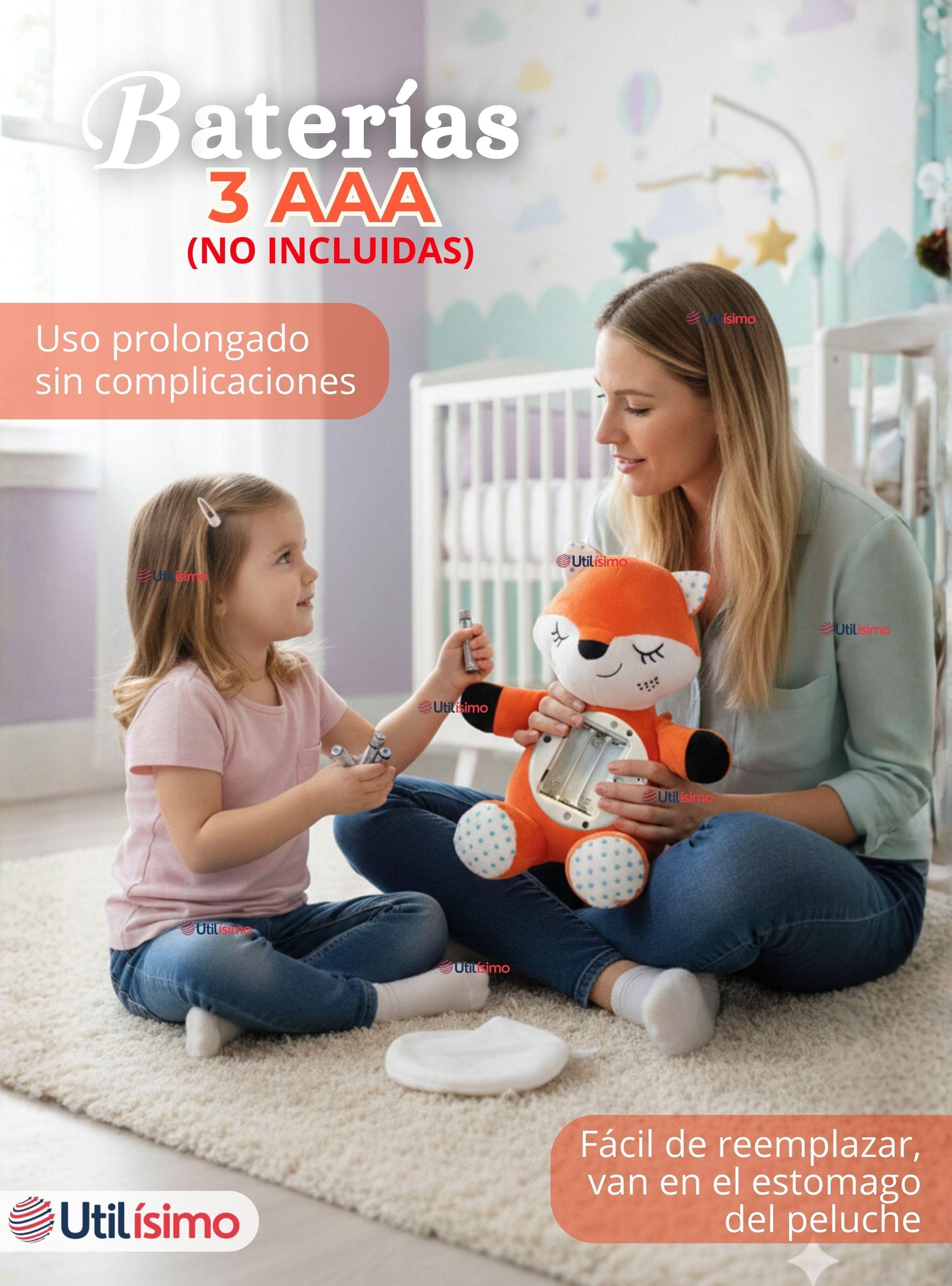 Peluche de Zorro Espantacuco Con Luz Y Sonido Para Bebé Niño Niña-4