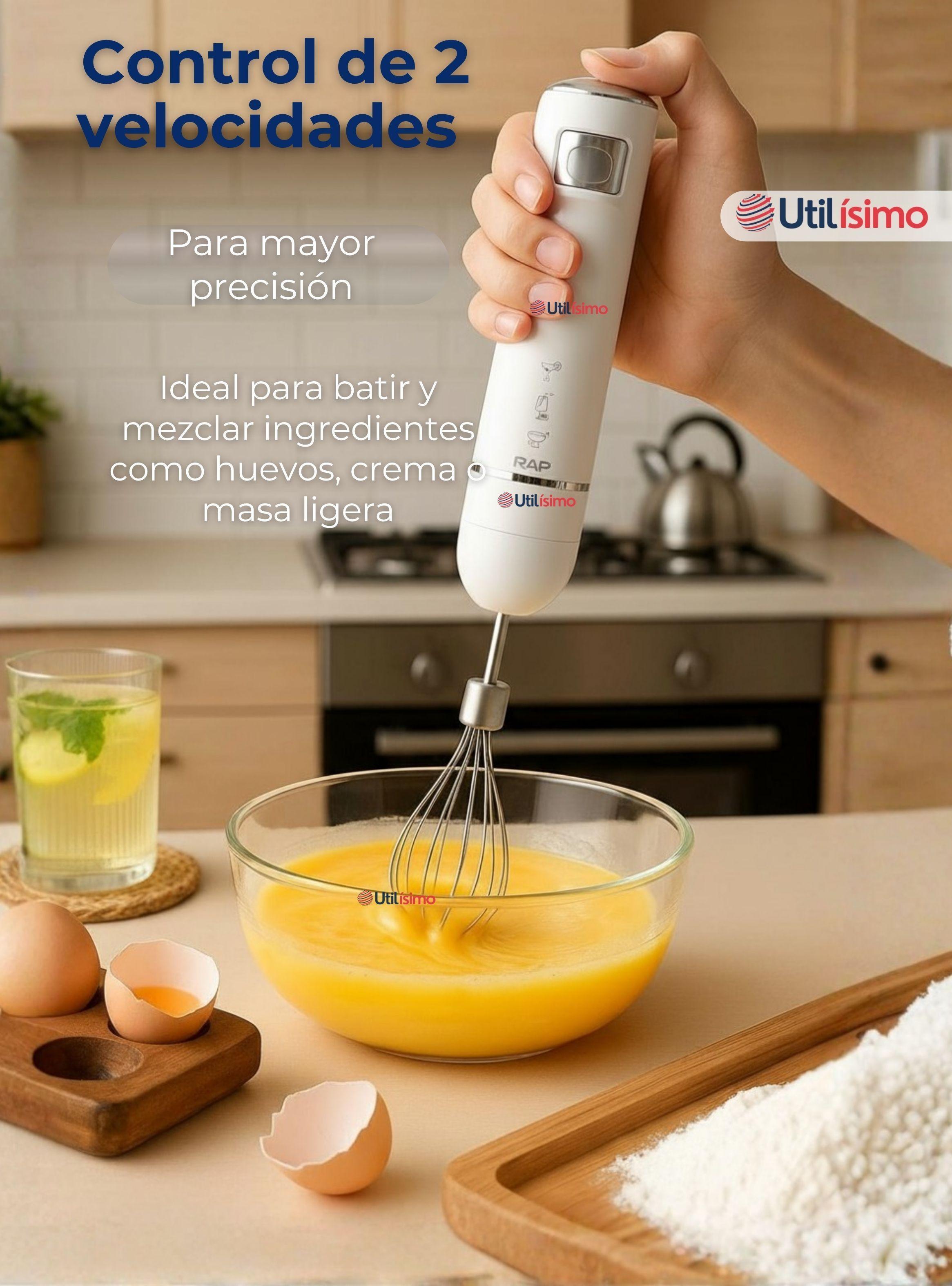  Batidora De Inmersión con Accesorios 600W de Potencia -5