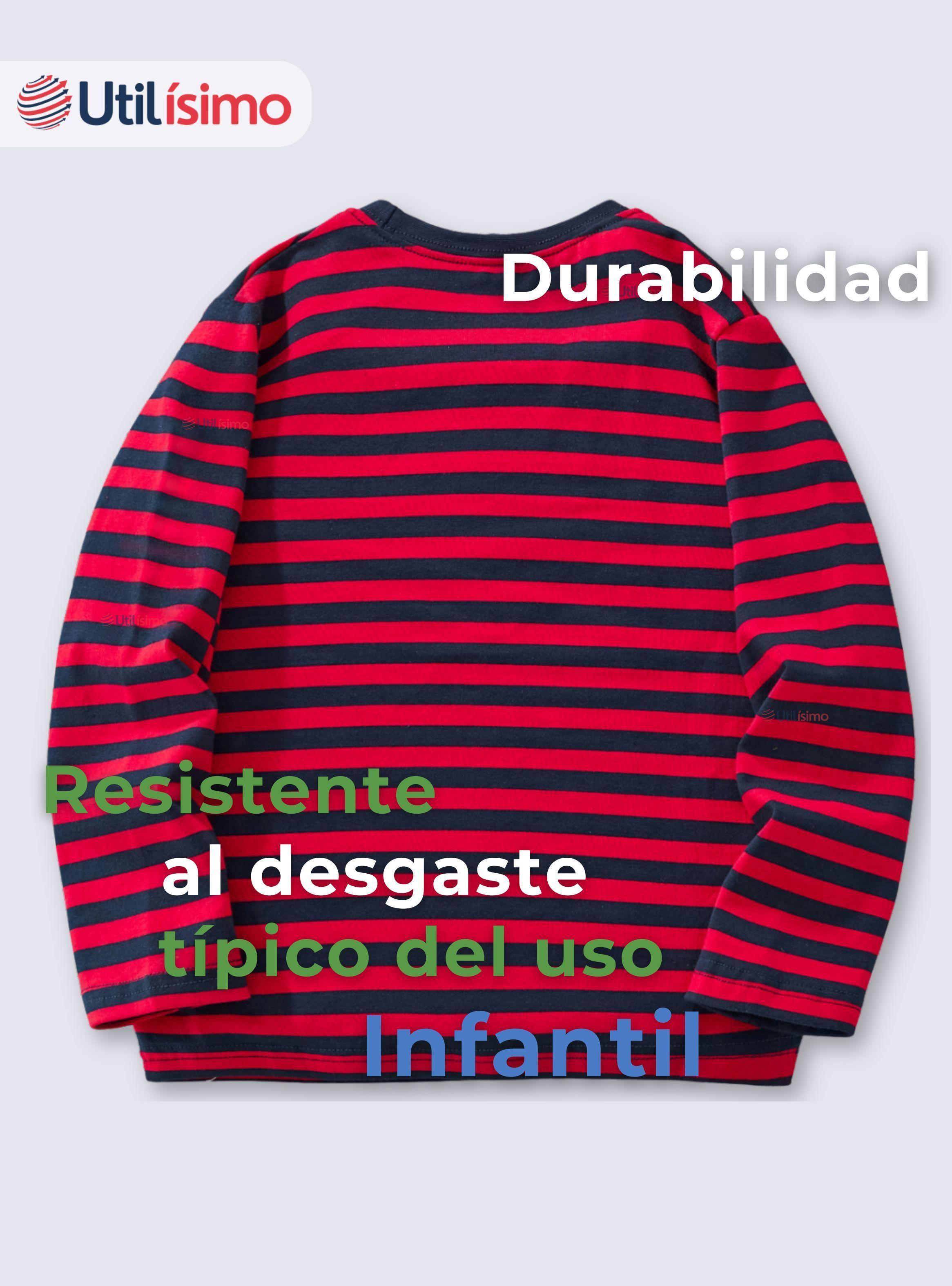 Polera Algodón Manga Larga Niños Camiseta Dinosaurio Rojo-3