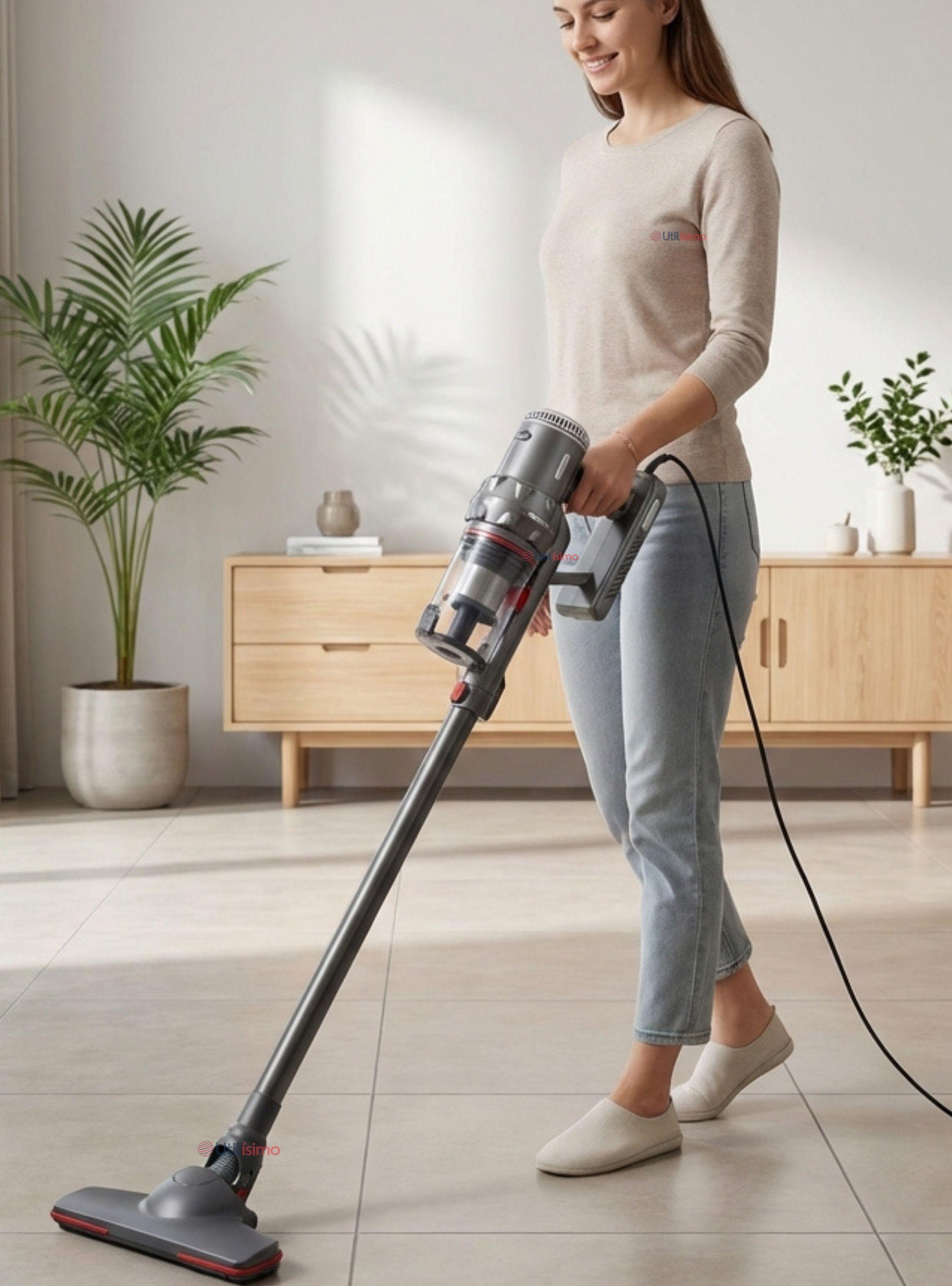 Aspiradora Vertical Portátil 3 Velocidades con Filtro Hepa Lavable-0