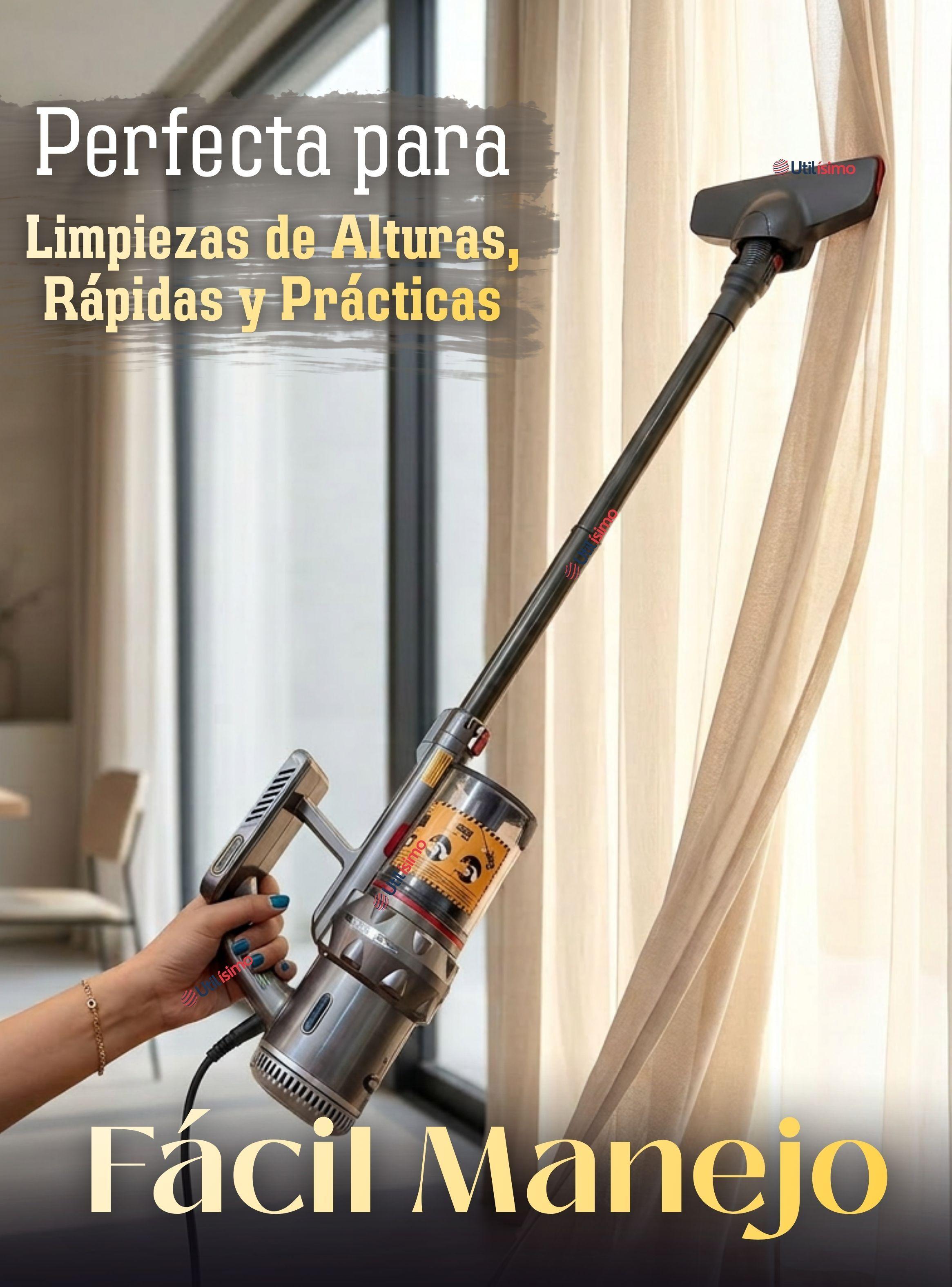 Aspiradora Vertical Portátil 3 Velocidades con Filtro Hepa Lavable-6