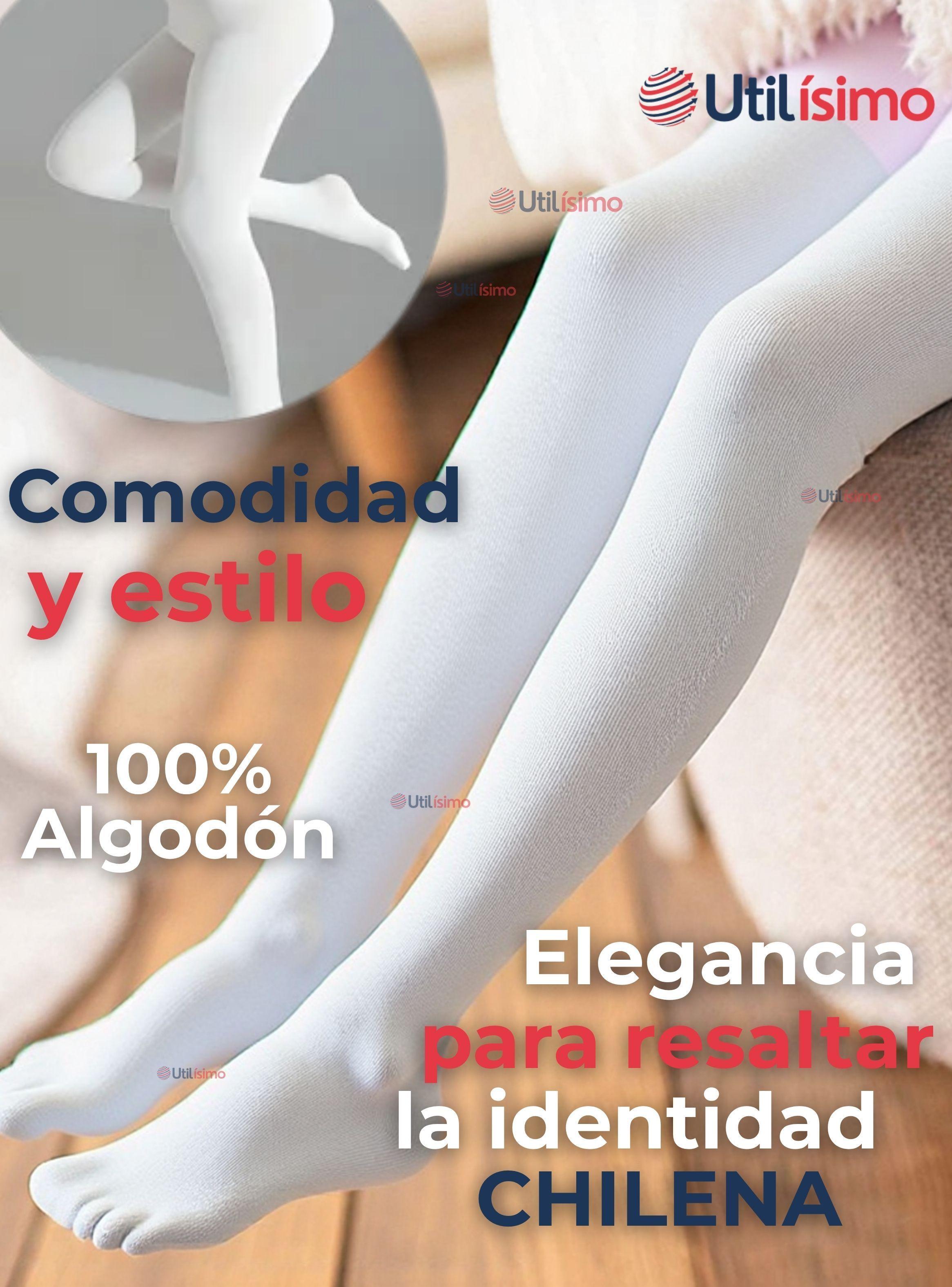 Pack 6 Ballerina Pantys Blancas Primera Capa Niña Fiestas Patrias-1