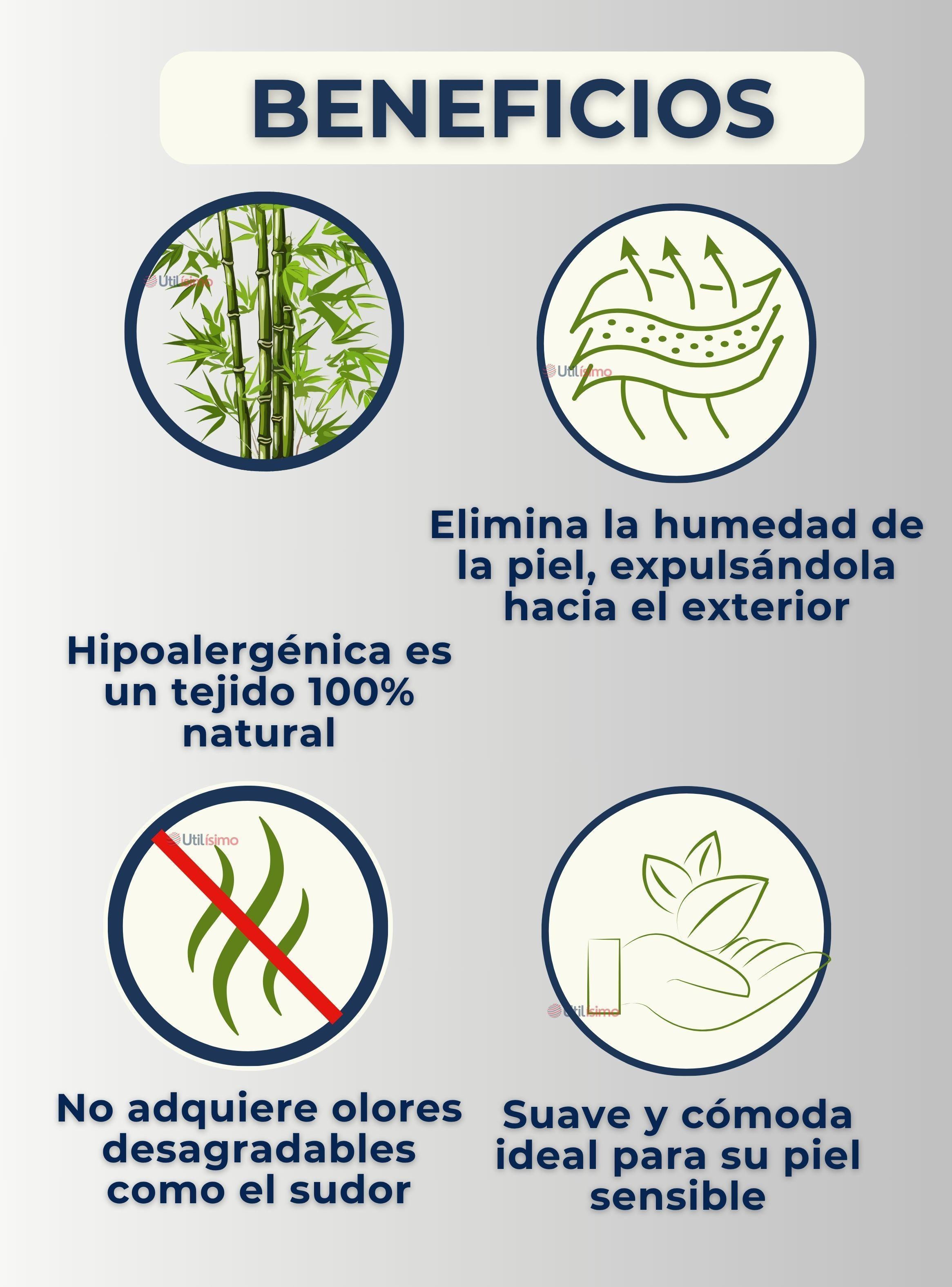 Pack 3 Camisetas Poleras 100% Bambú Básicas Lisa Elástica Hombre Colores Surtidos-7