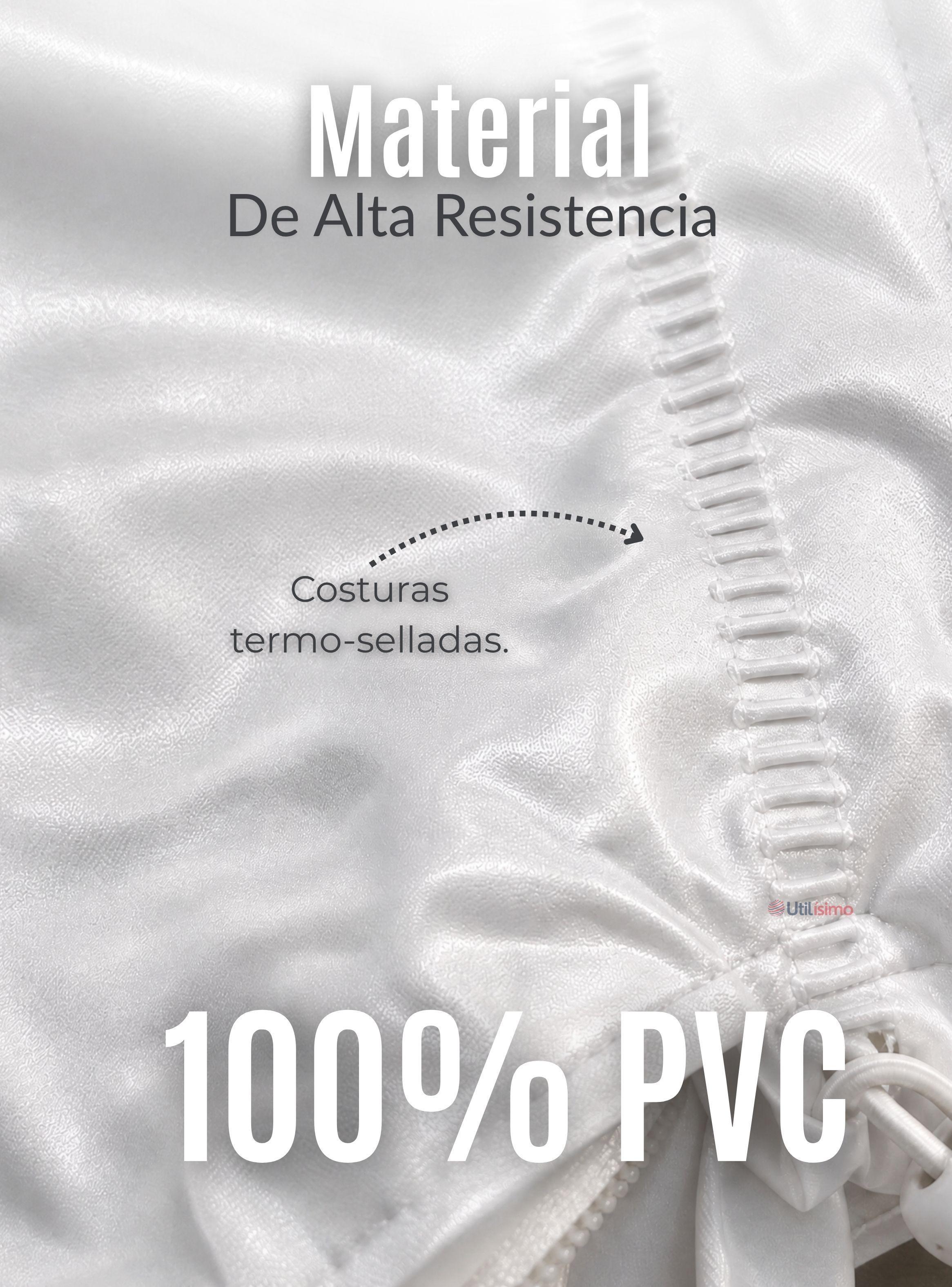 Fundas Cubre Calzado Impermeables Aislante de Lluvia 1 Par Blanco Hombre-6