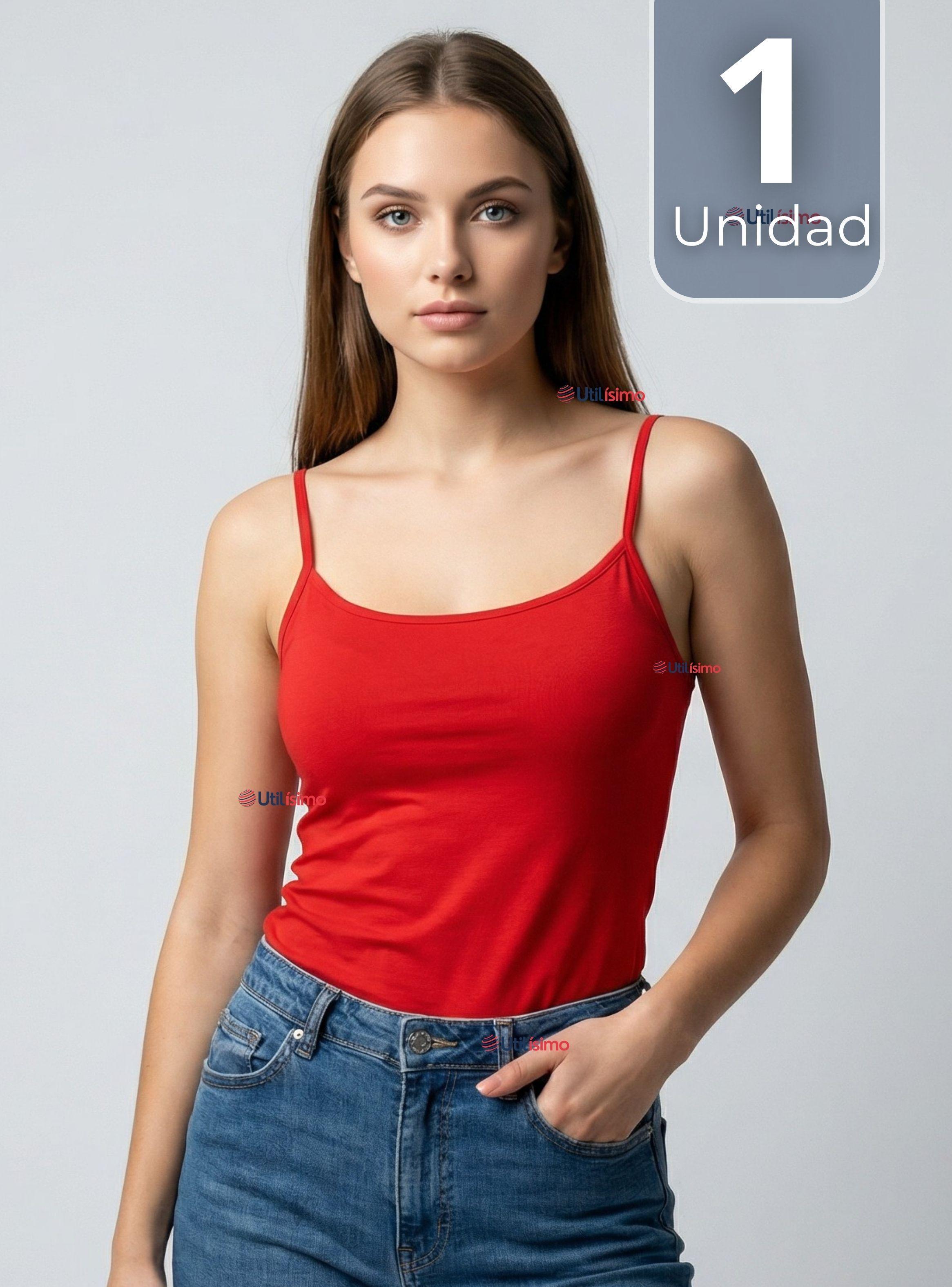 Camiseta Polera Pabilo Básica Lisa Transpirable Mujer de Colores Surtidos-0