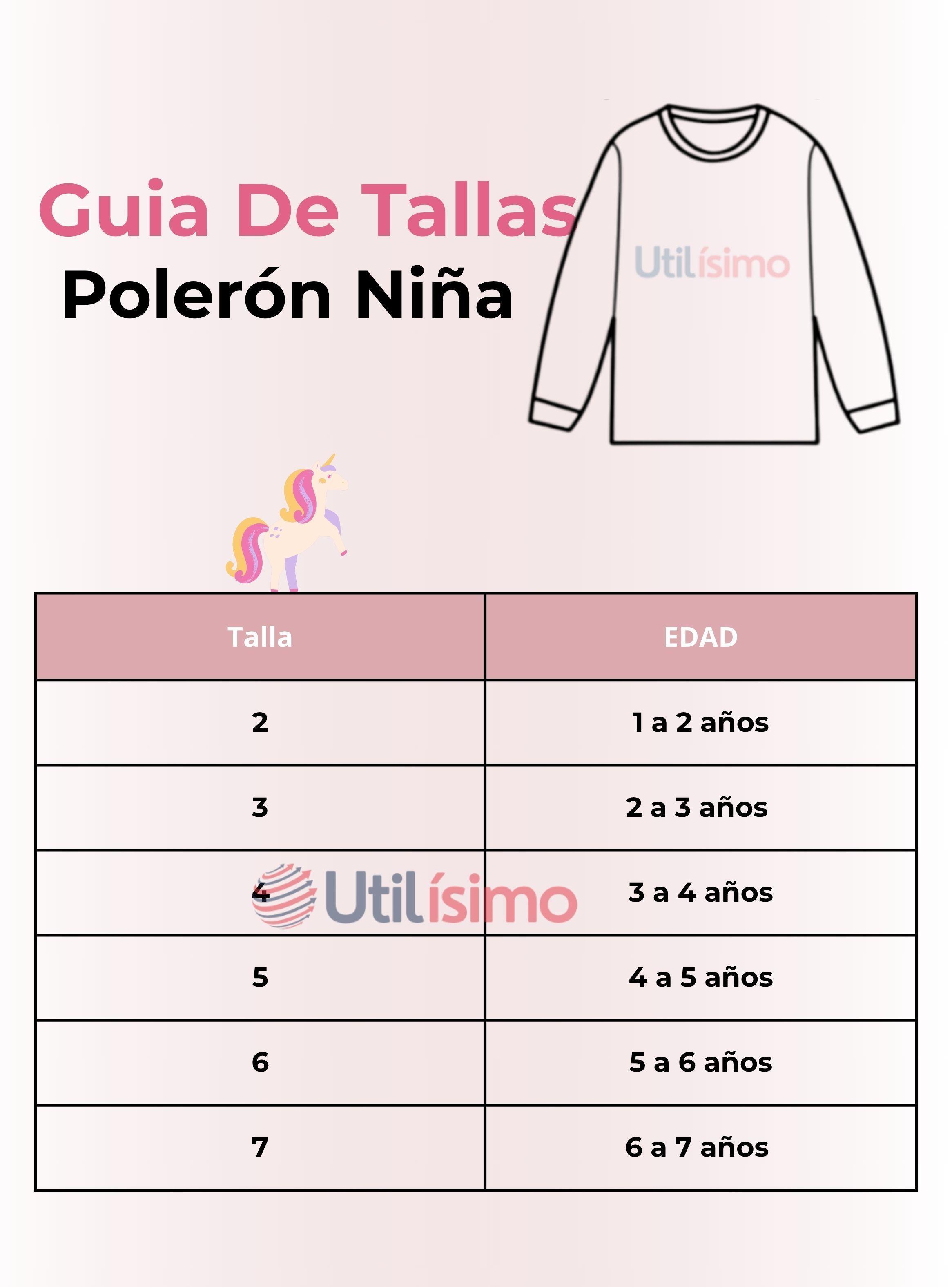 Polerón Algodón Cuello Redondo Niña Rosado Unicornio-2