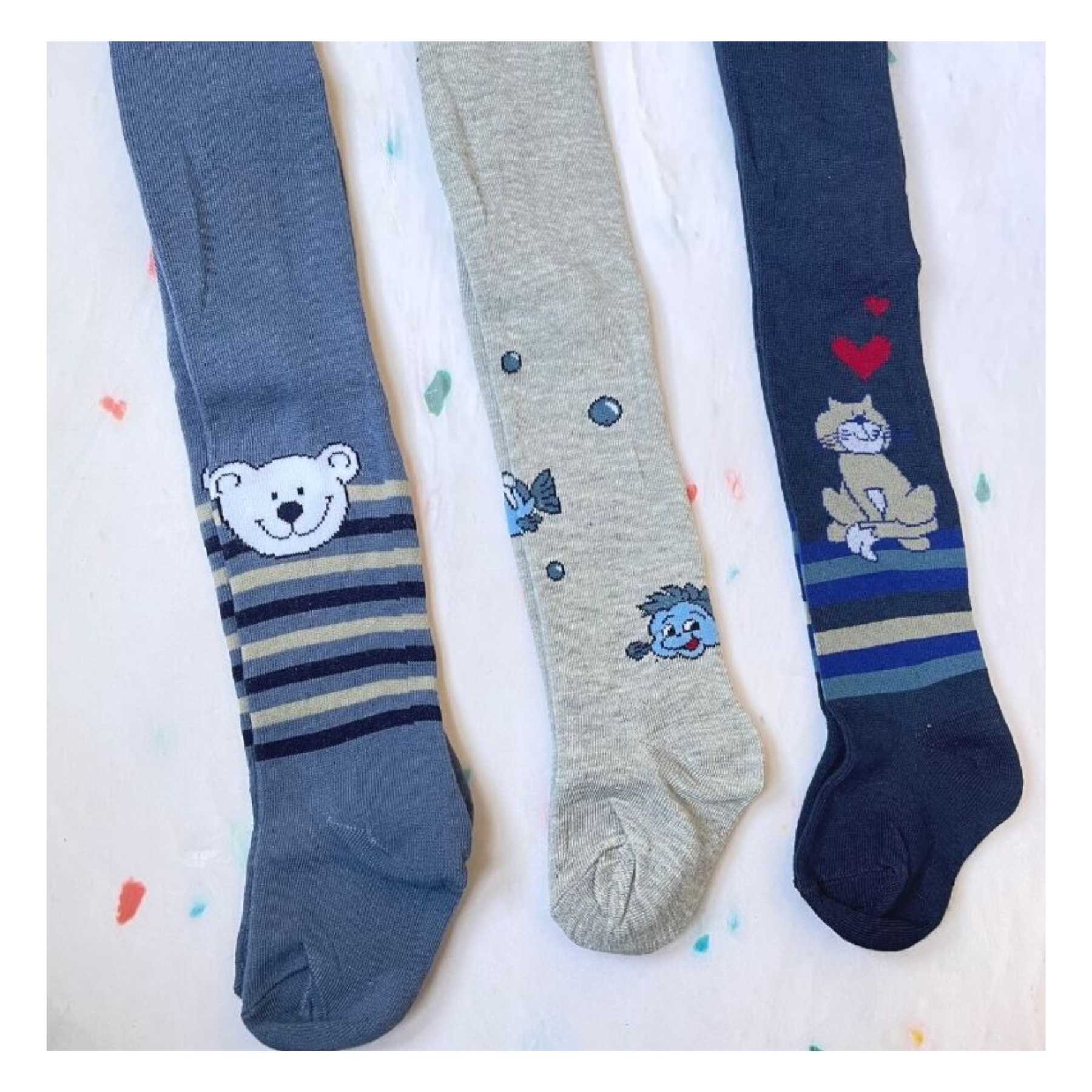 Pack 5 Pantys Primera Capa Invierno Niño Surtido-2