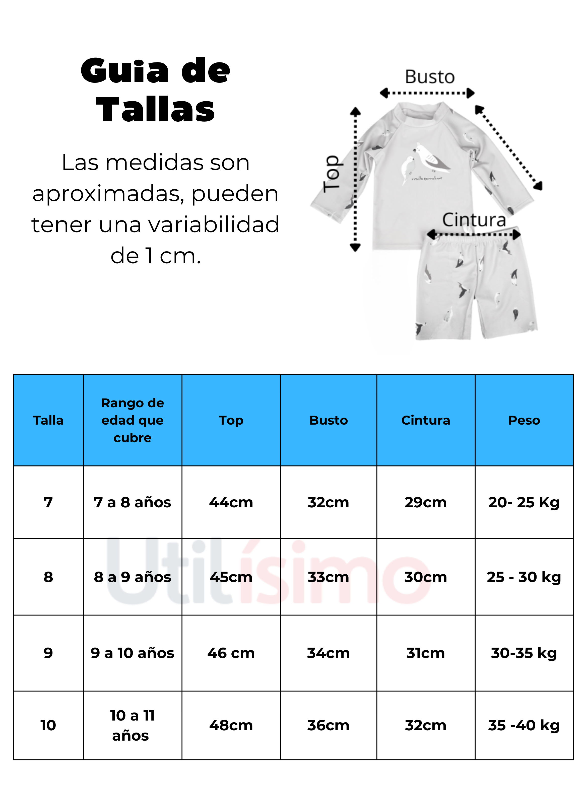 TRAJE DE BAÑO 2 PIEZAS MANGA LARGA NIÑO JUMP KIDS AZUL CALIFORNIA -2