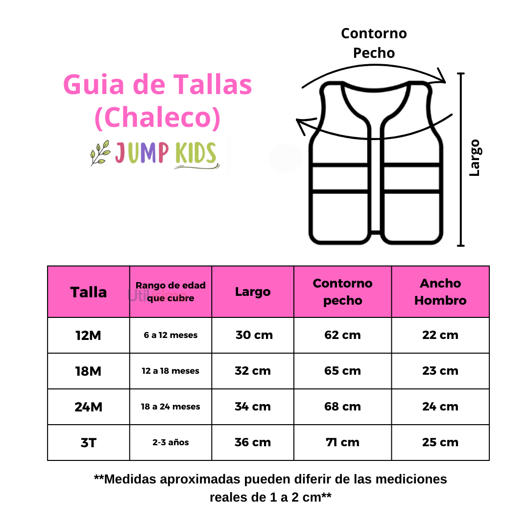 Chaleco Peludo Con Lazo Niña Blanco Jump Kids-3