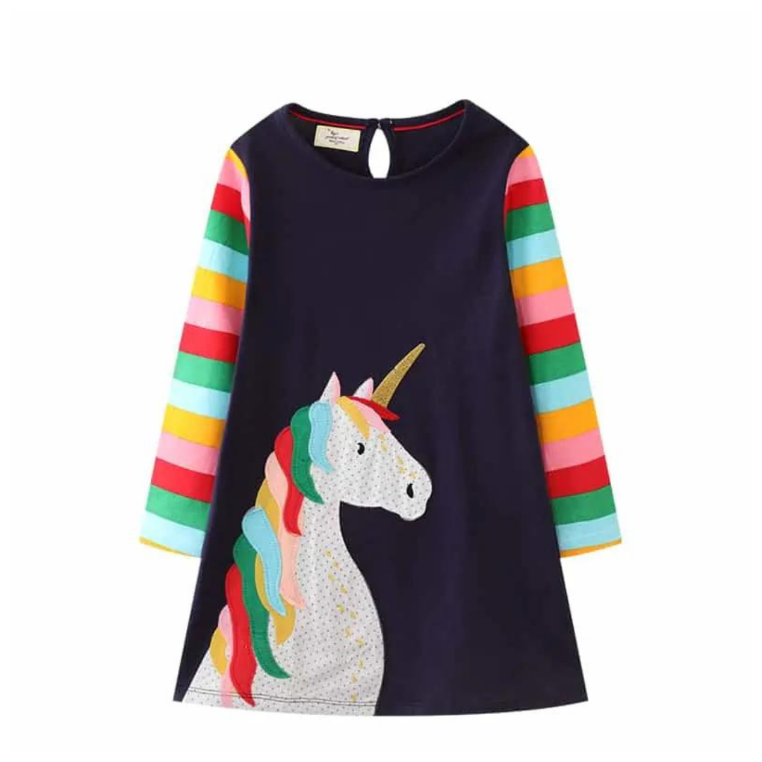 Vestido Manga Larga Jump Kids-0