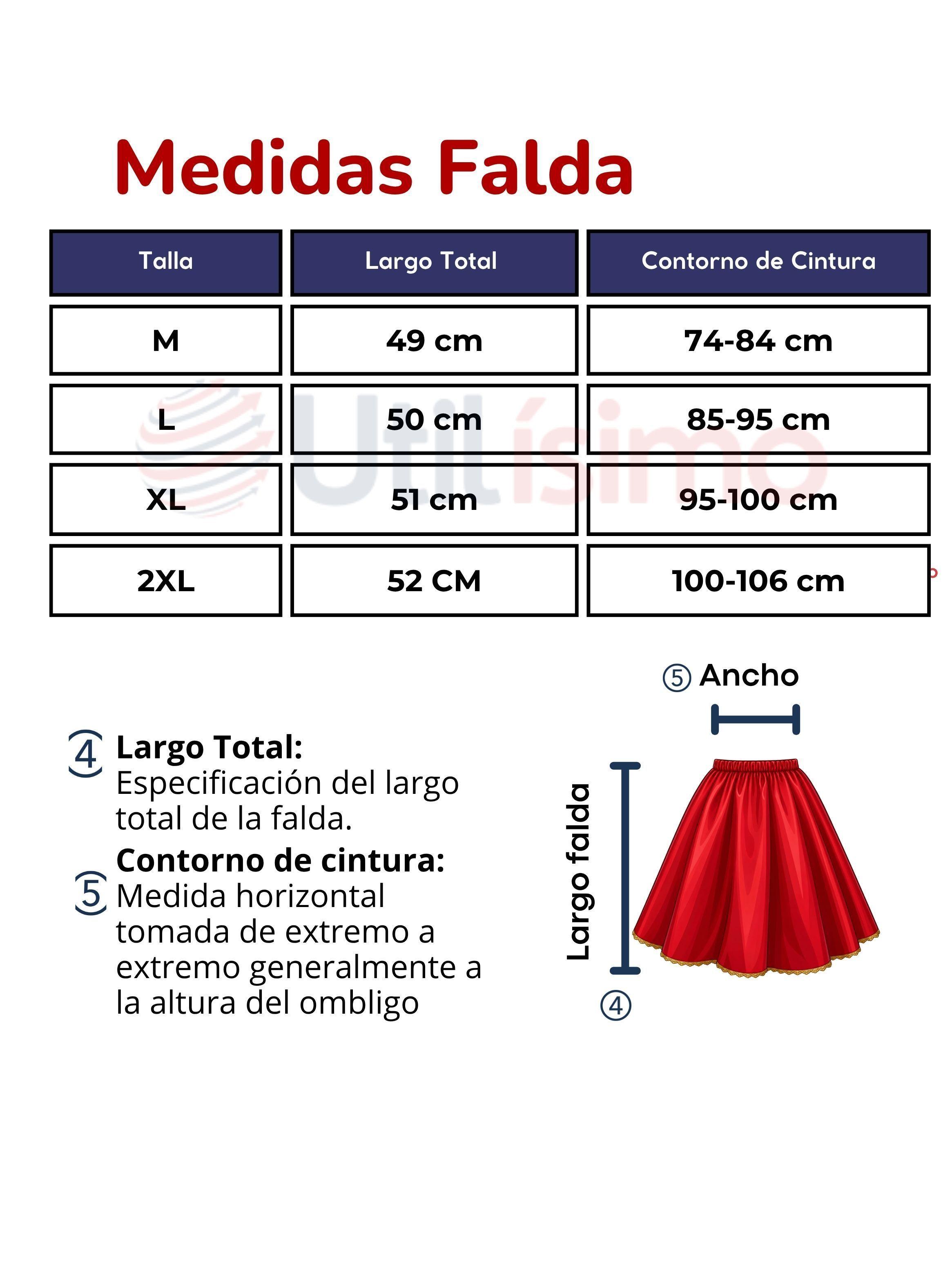 Traje Tirana Diablada 3 Piezas Rojo Mujer Fiestas Patrias Baile Típico-4