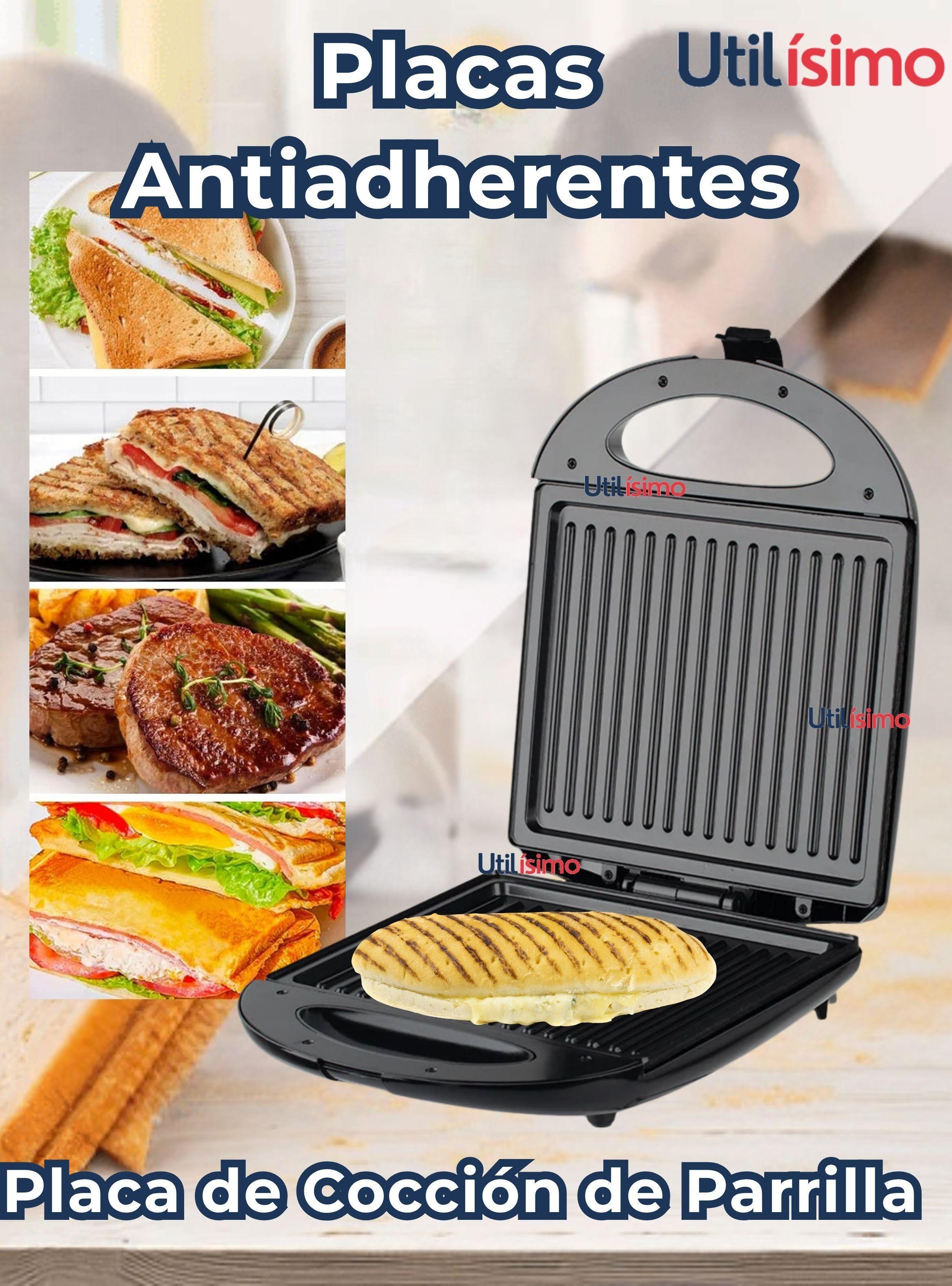 Sandwichera Eléctrica Tipo Grill Tostador Y Plancha RAF-4