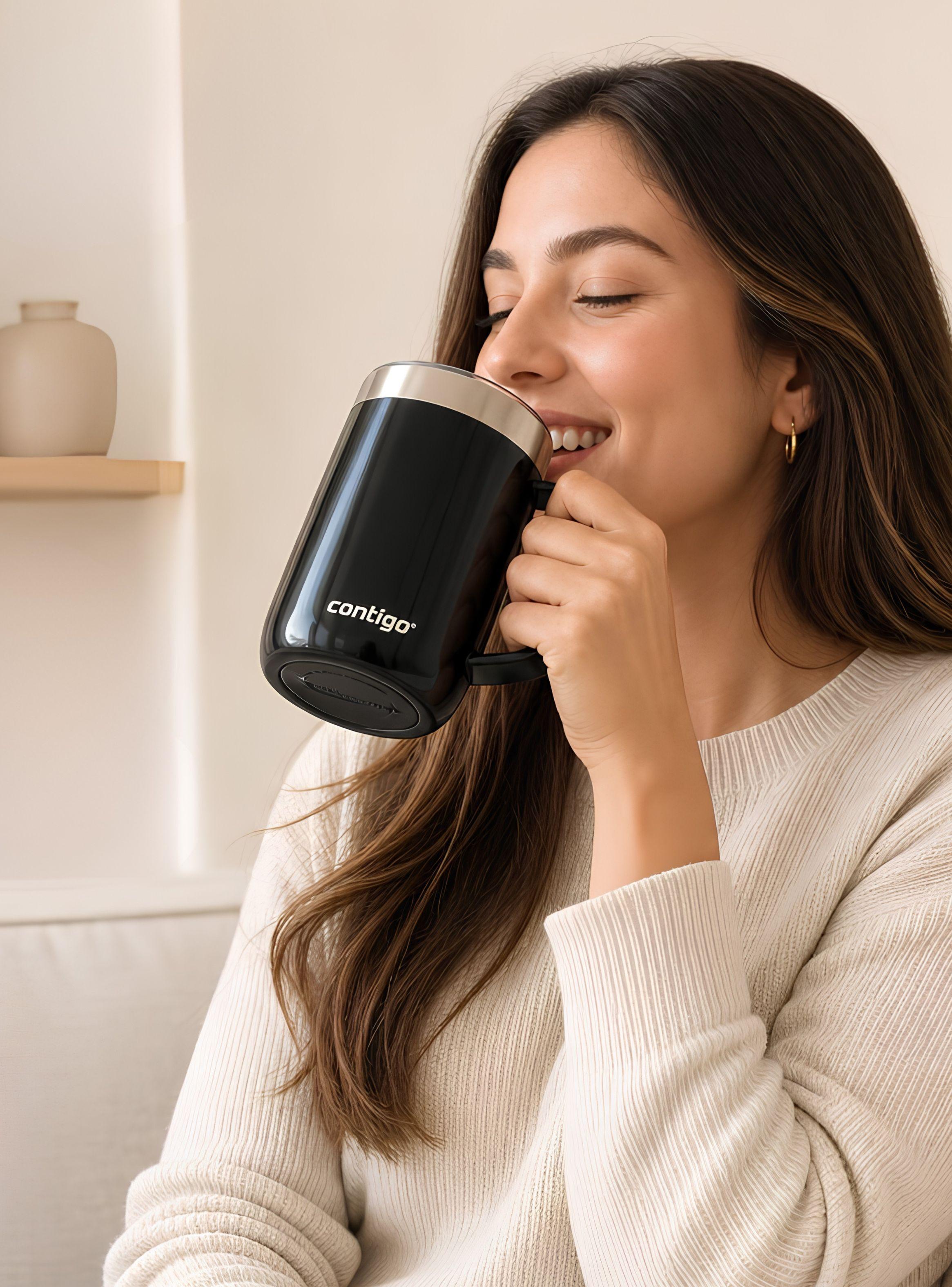 Taza Térmica Contigo Streeterville 414ML Licorice Acero Inoxidable-0