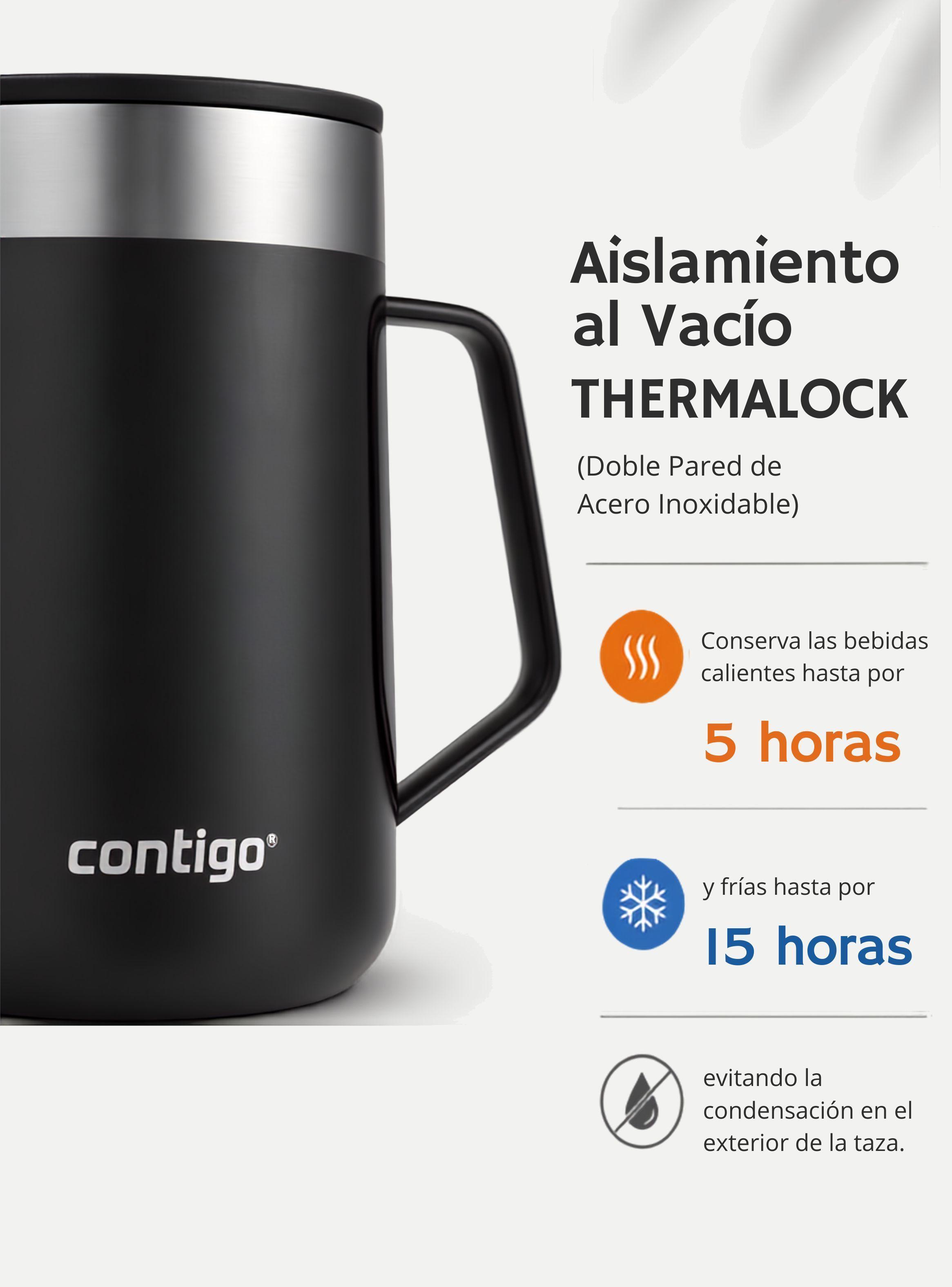 Taza Térmica Contigo Streeterville 414ML Licorice Acero Inoxidable-3