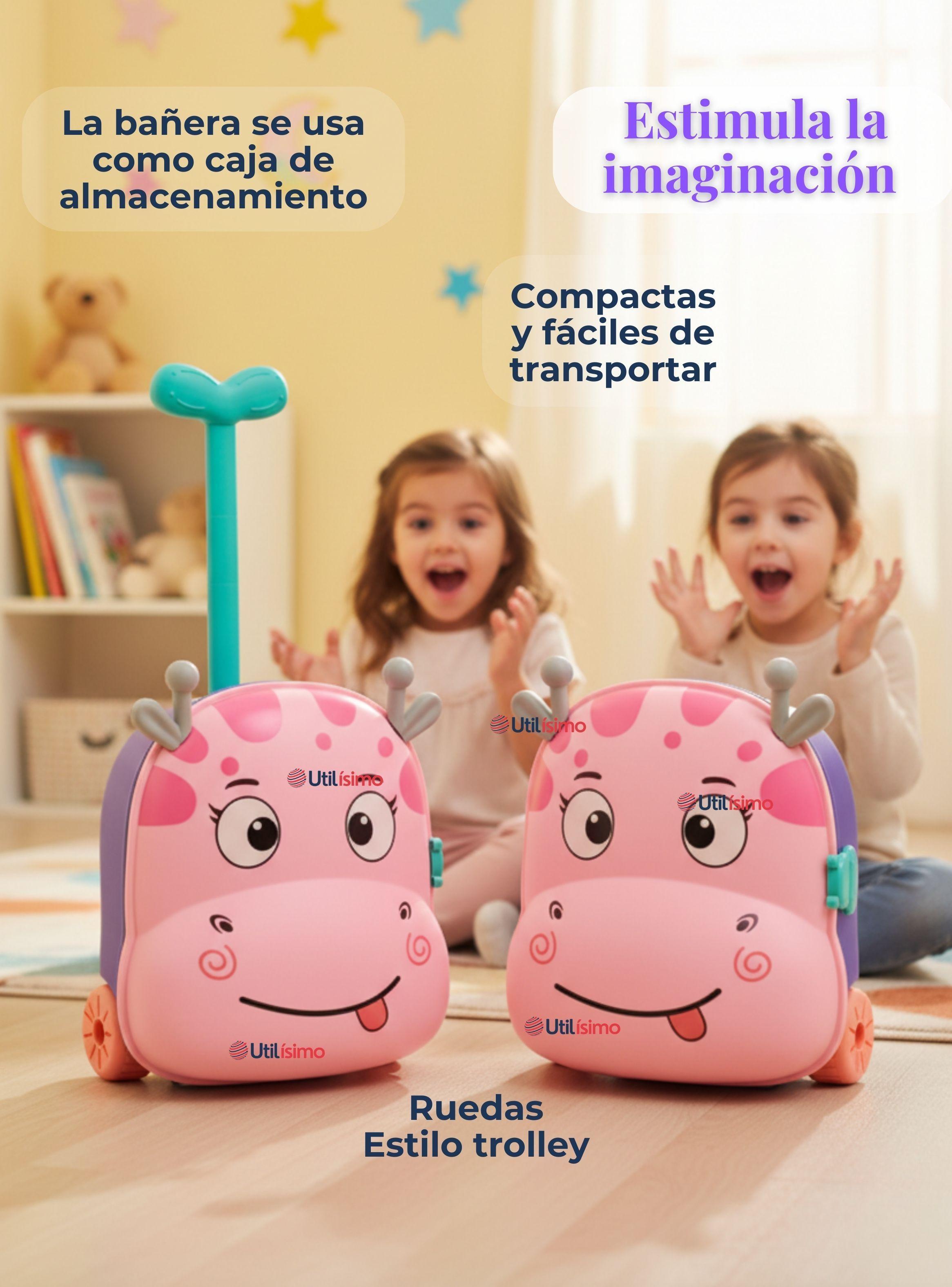 Muñeca Bebe Juguete Niña Con Set Para Baño y Accesorios-2