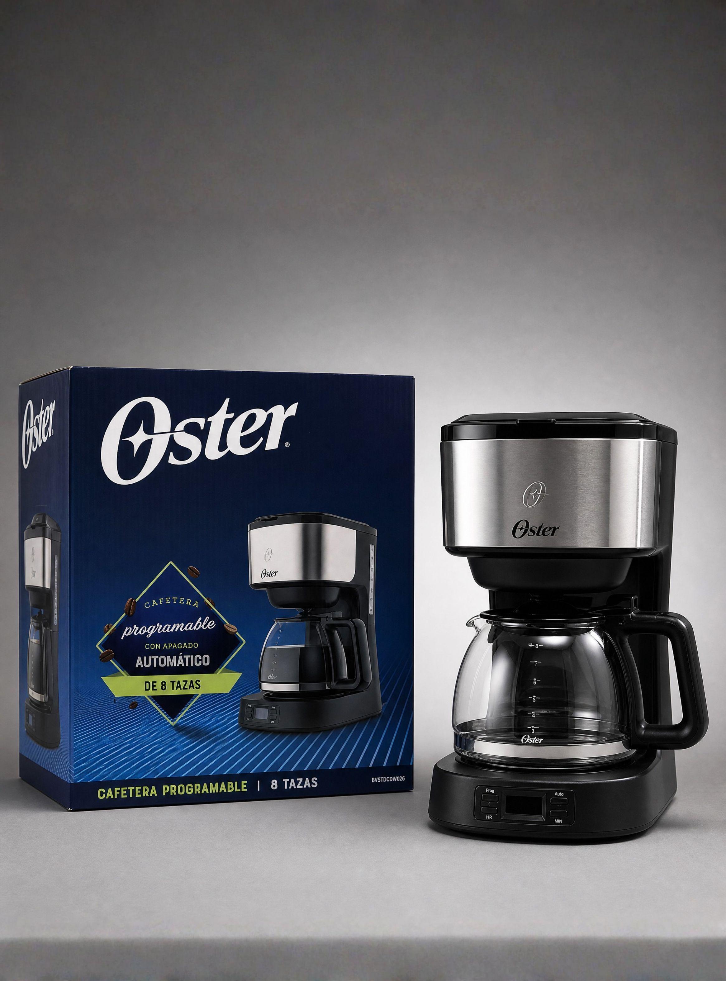 Cafetera programable Oster® de 8 tazas en acero inoxidable BVSTDC10SS-0