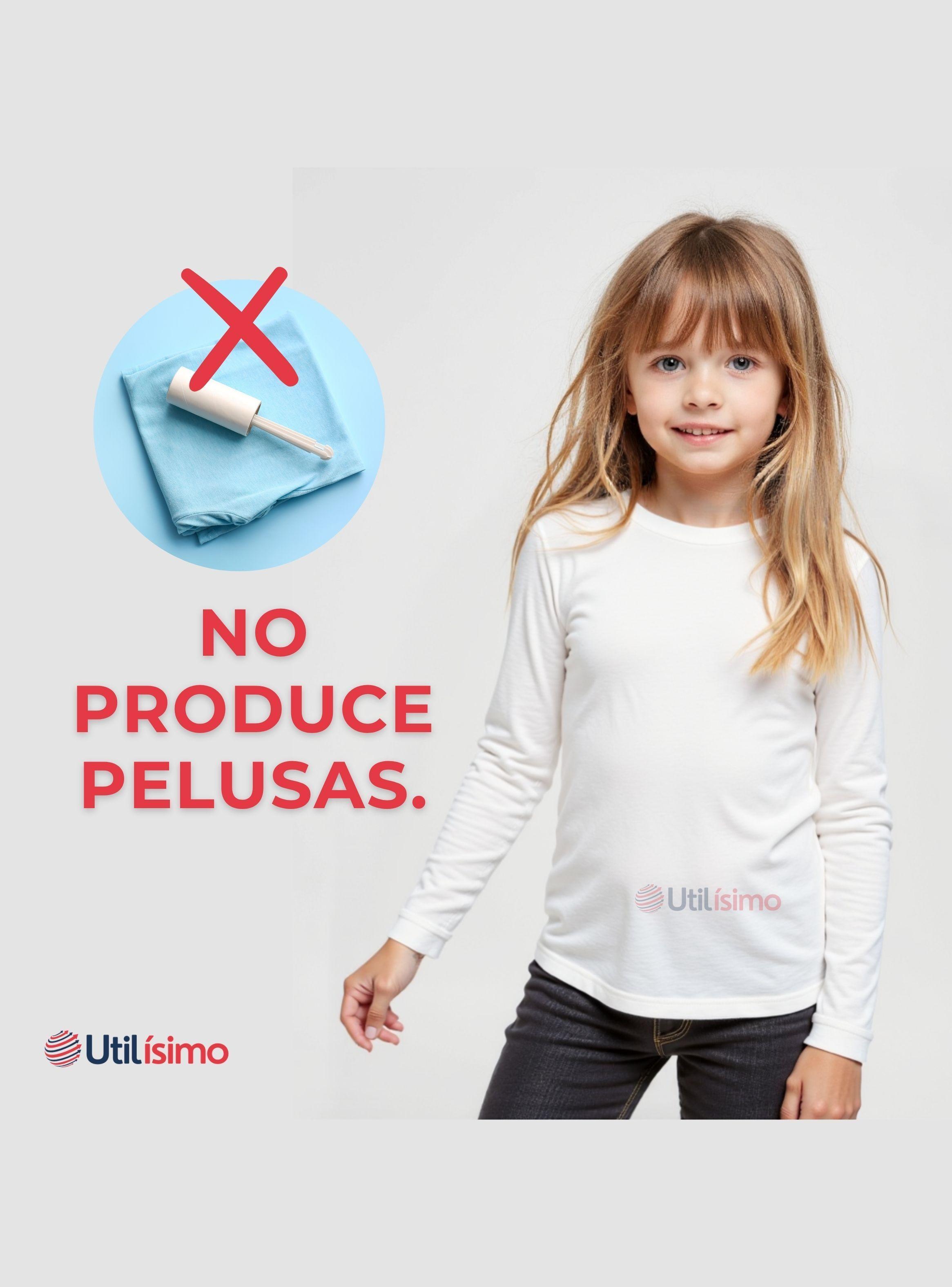 Camiseta Algodón Manga Larga Primera Capa Niña Polera Blanco y Negro-7