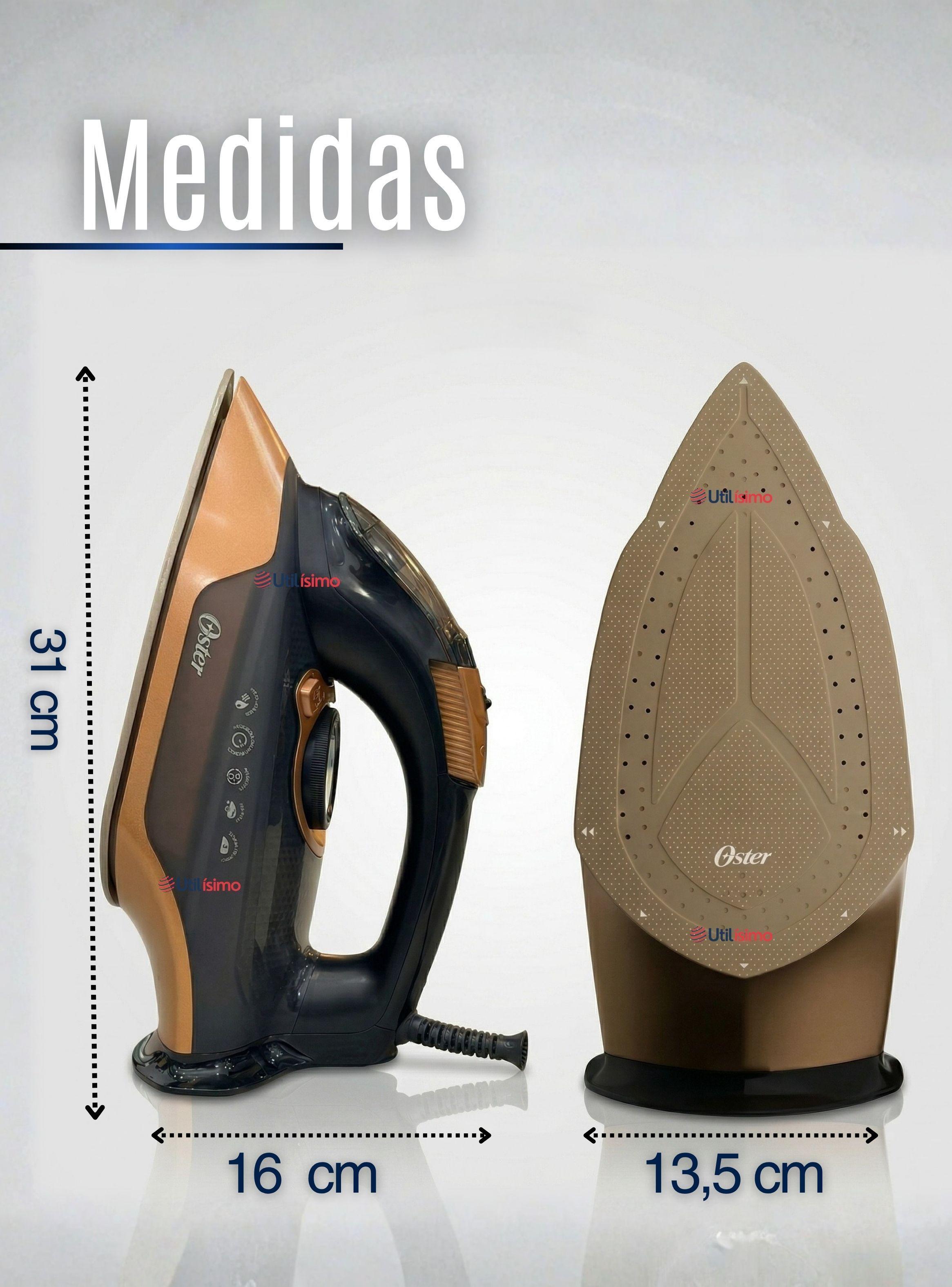 Plancha de vapor Oster® PressXpress S9000 Suela XL ddiamante bronce GCSTPX9001-4