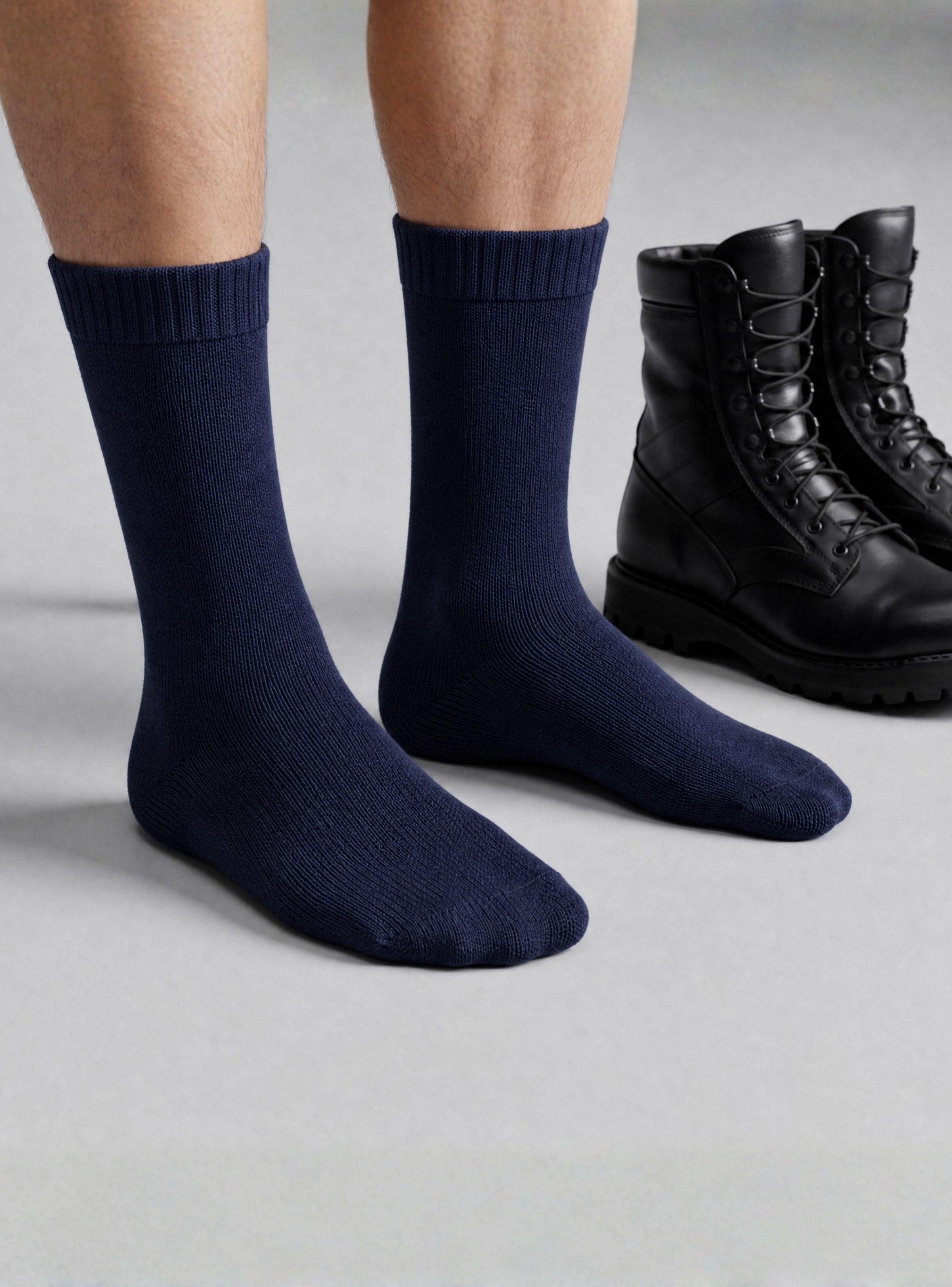 Pack 6 Pares Calcetines Térmicos Corte Alto Colores Surtidos Hombre -0