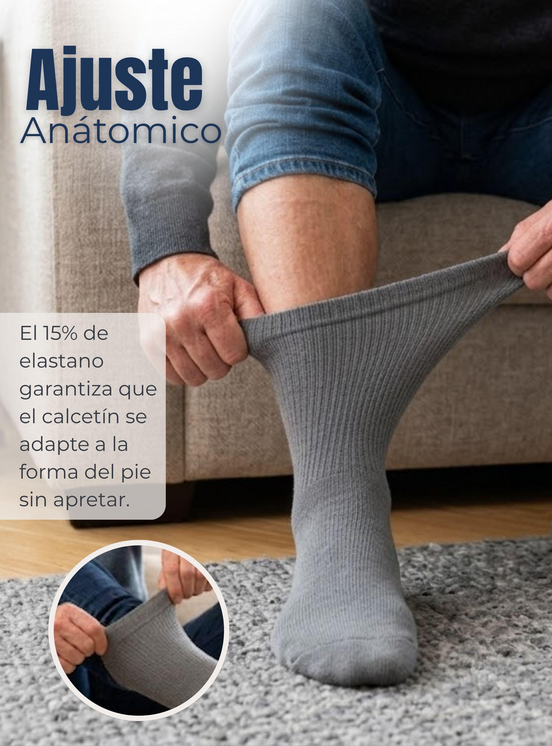 Pack 6 Pares Calcetines Térmicos Corte Alto Colores Surtidos Hombre -7