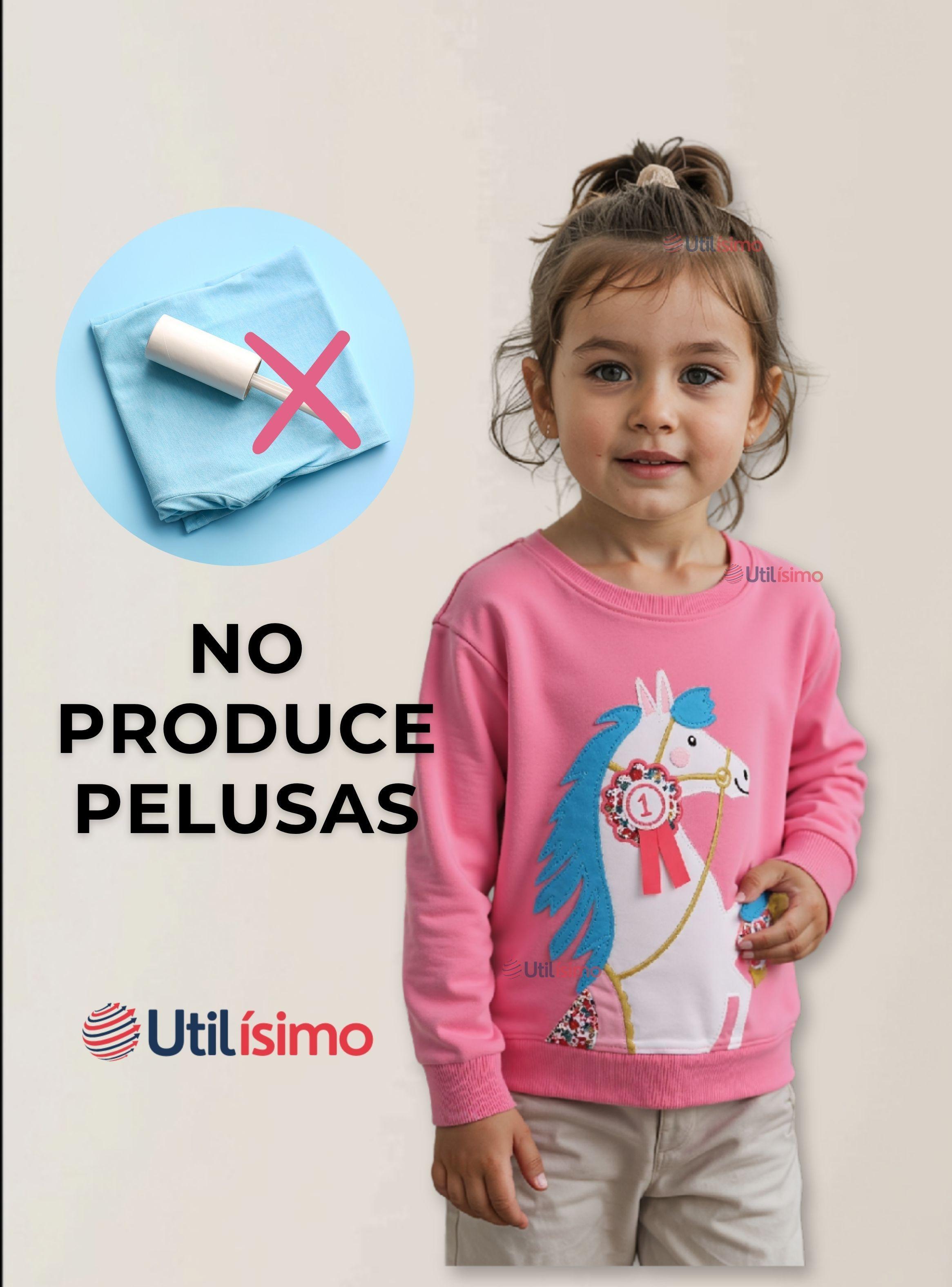 Polerón Algodón Cuello Redondo Niñas Fucsia Unicornio-6