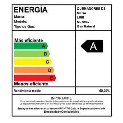 Encimera a Gas Acero Inoxidable Line 5 Platos-6