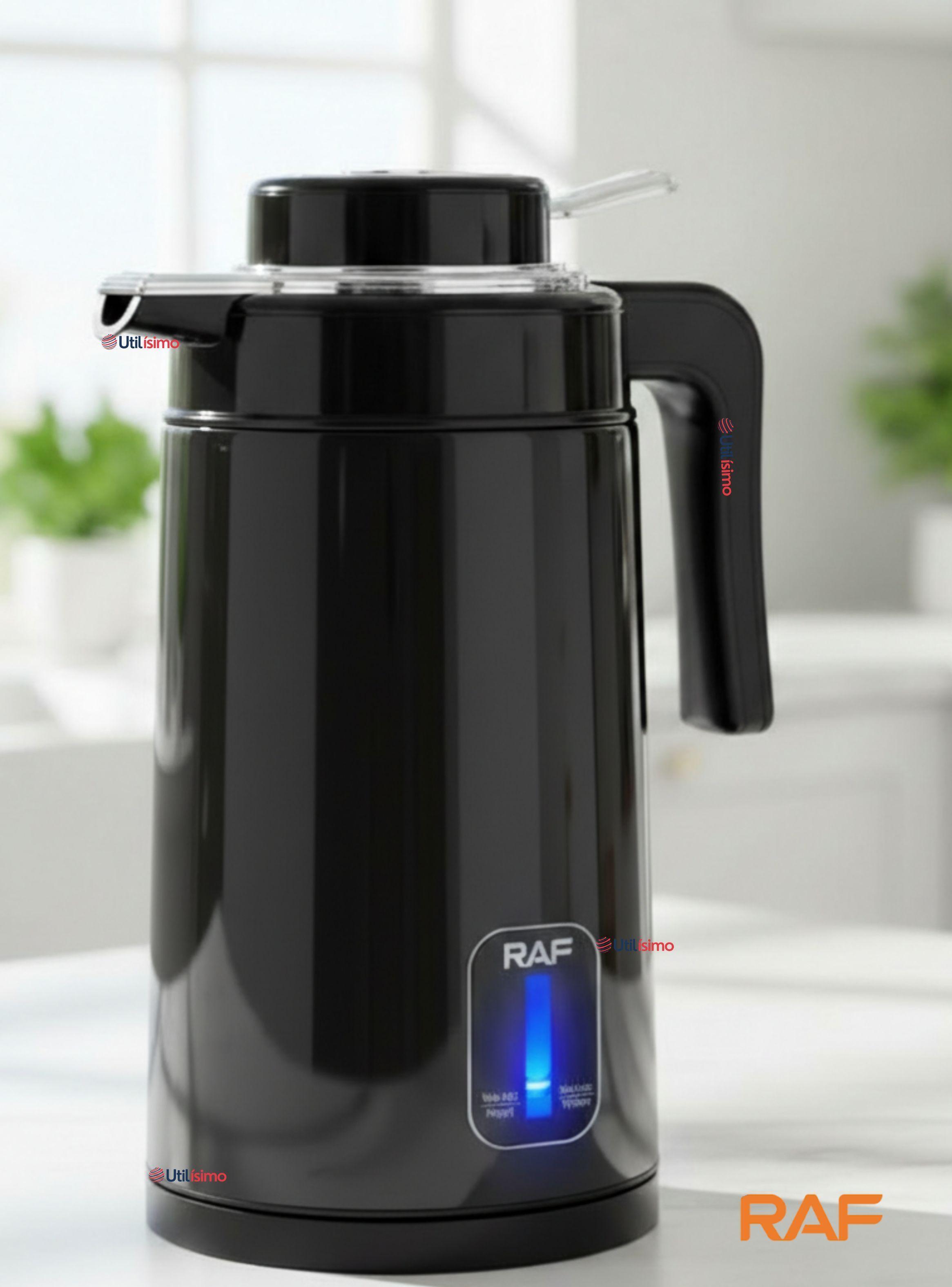 Termo Hervidor Eléctrico RAF 1360W Capacidad 2 Litros Color Negro-1