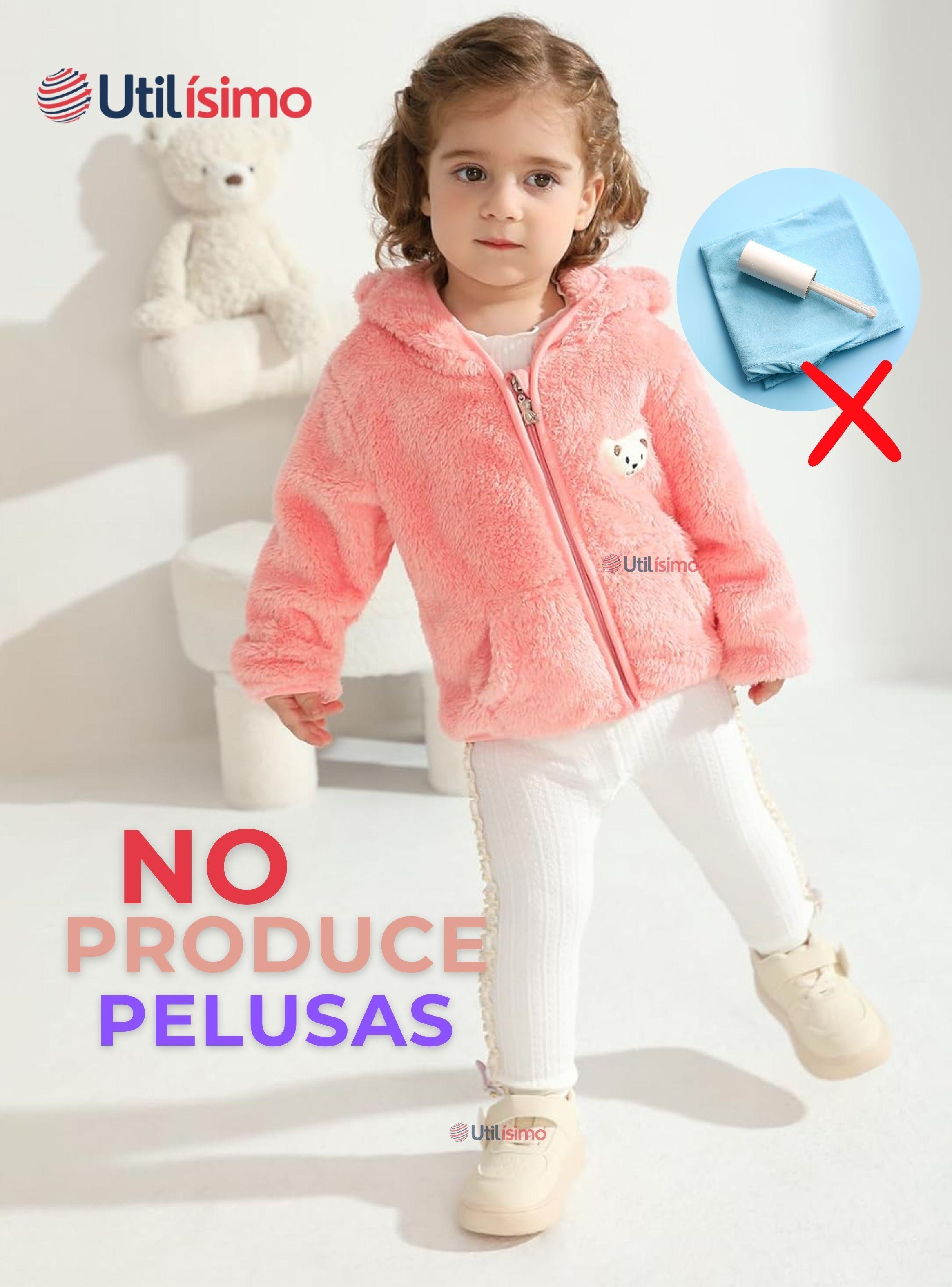 Chaqueta Polar con Capucha Niña Animalitos Rosada-7