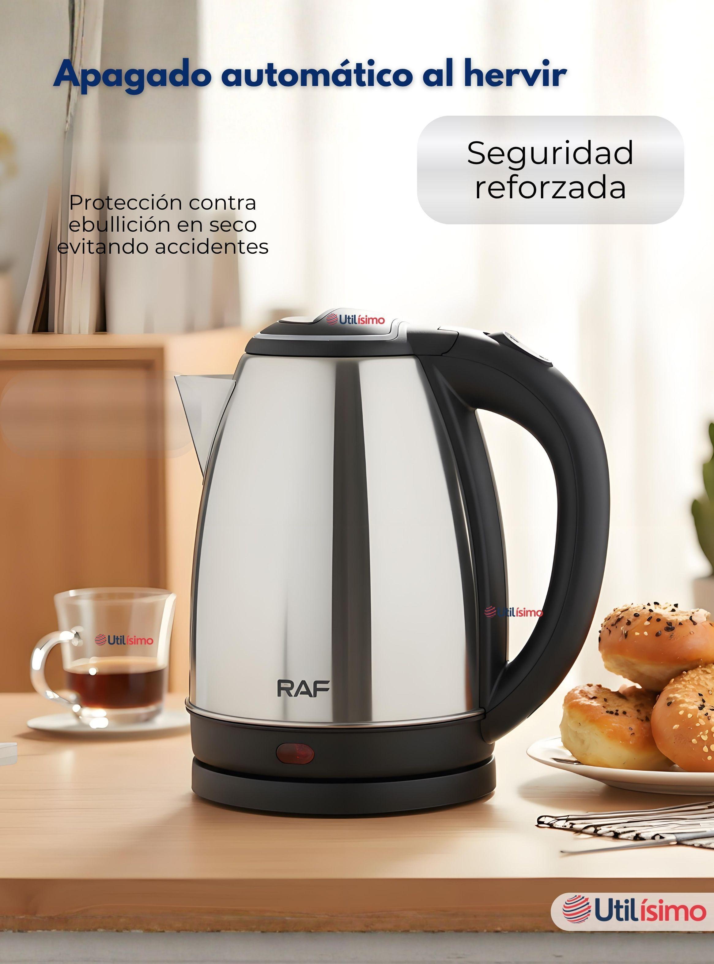 Hervidor Tetera Eléctrico Acero Inoxidable Capacidad 2 Litros 1500W-6