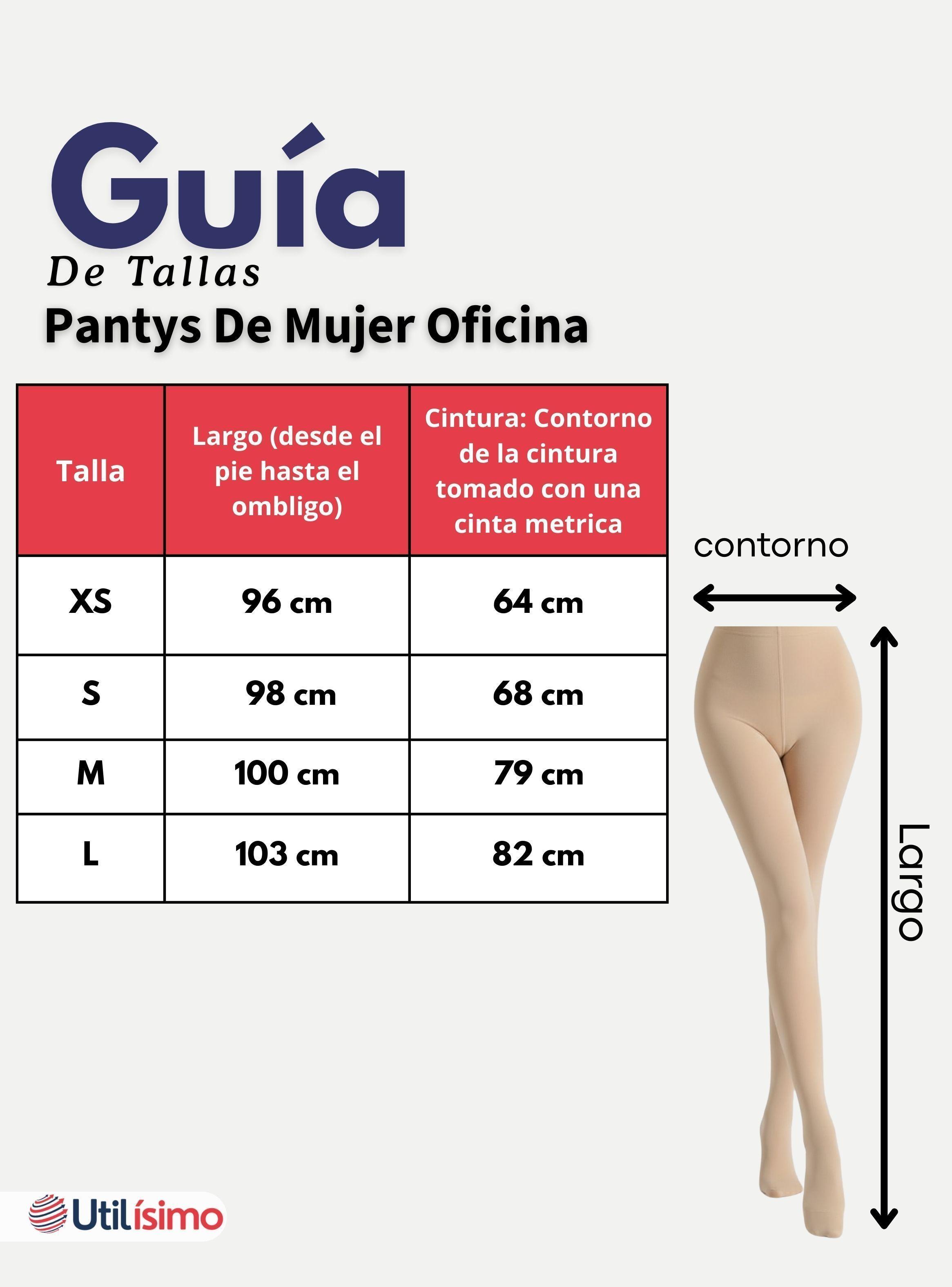 Pantys Semitransparentes Elasticadas Oficina Color Beige-4
