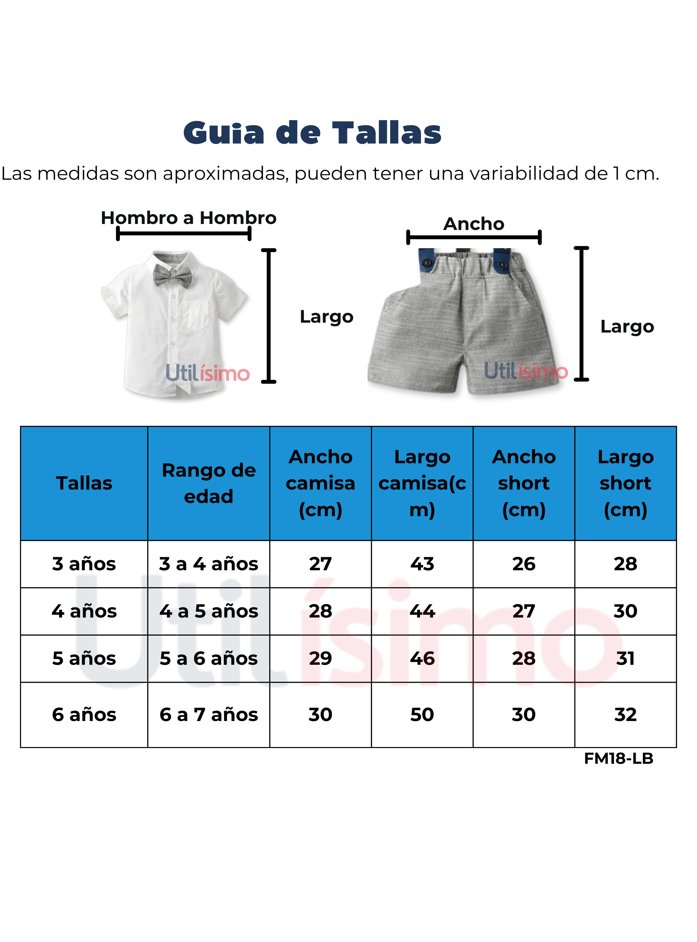 Conjunto de vestir con corbatín y pantalón corto Niño 3 a 7 años Light Green-2